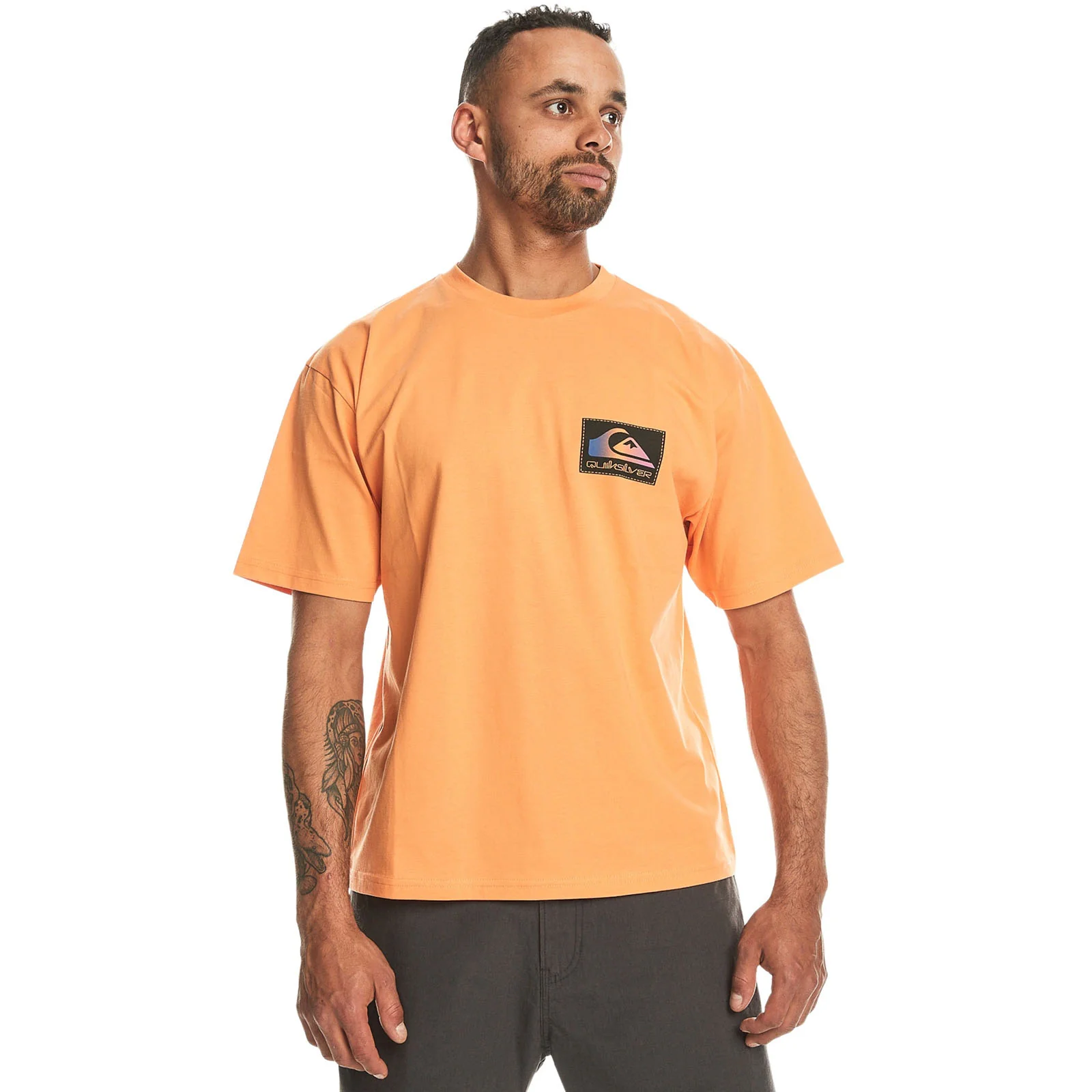 Quiksilver Mens Back Splash Short Sleeve Cotton T-Shirt - Image 5