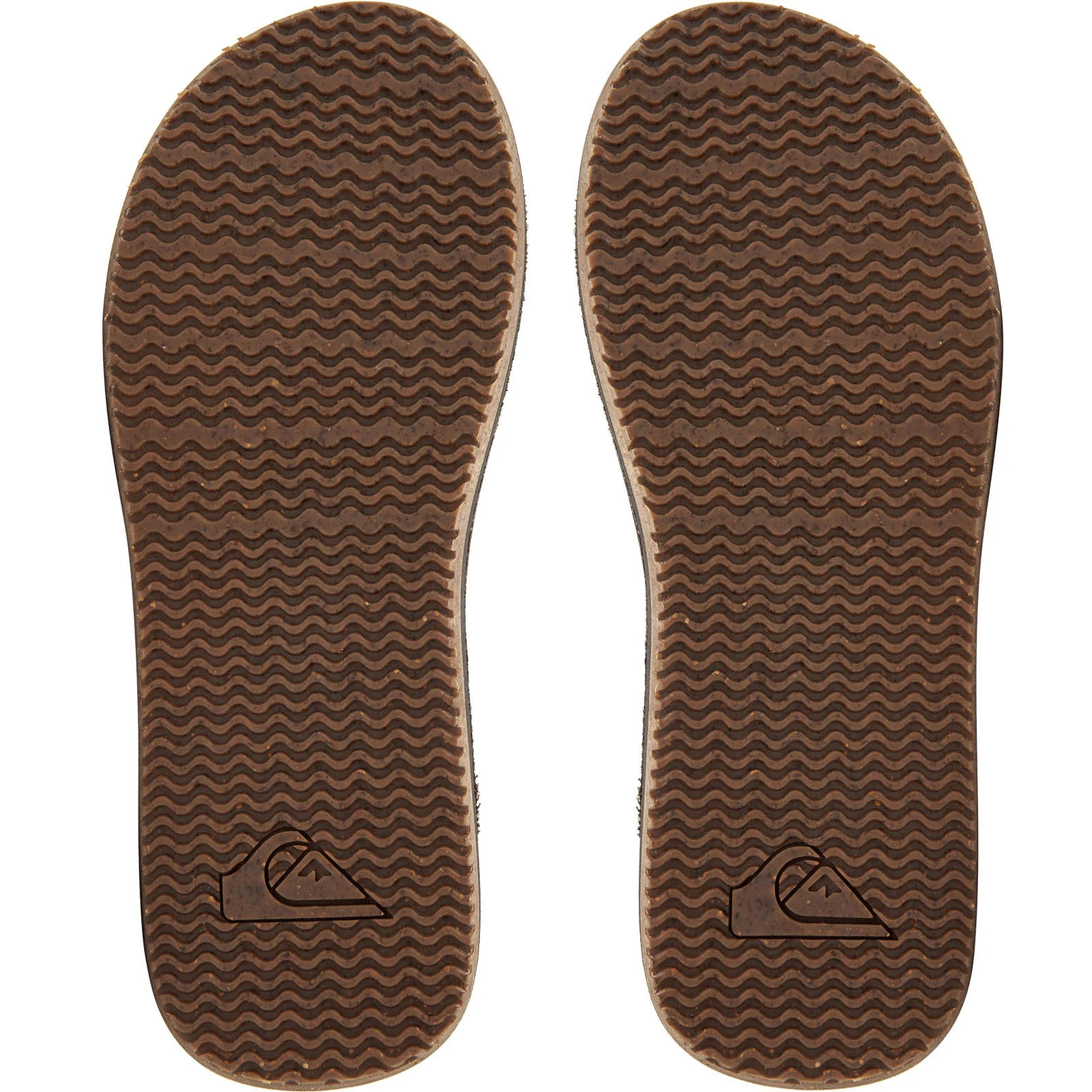Quiksilver Mens Carver Natural Leather Flip Flops - Brown - Image 2