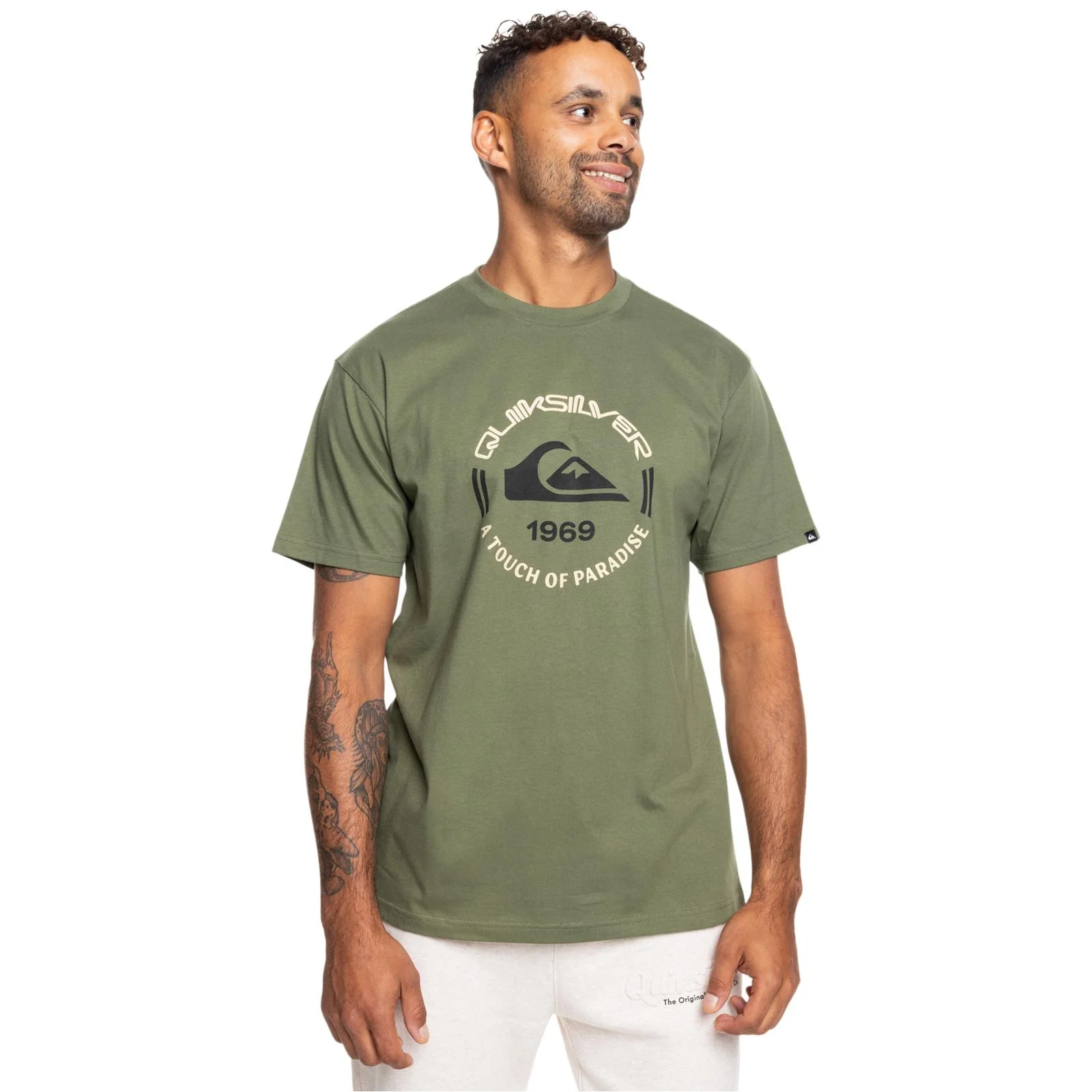 Quiksilver Mens Circle Logo Graphic T-Shirt - Image 3