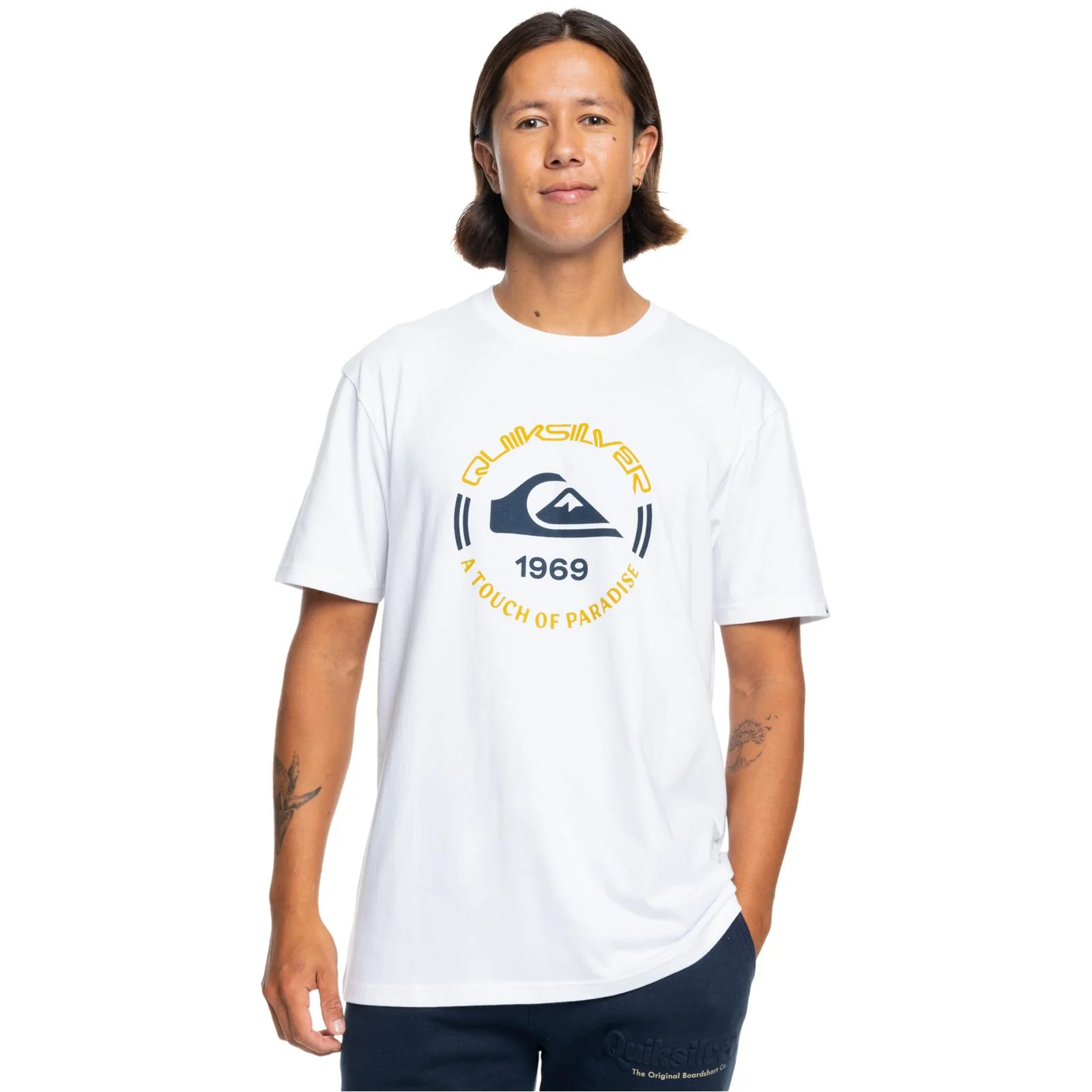 Quiksilver Mens Circle Logo Graphic T-Shirt - Image 4