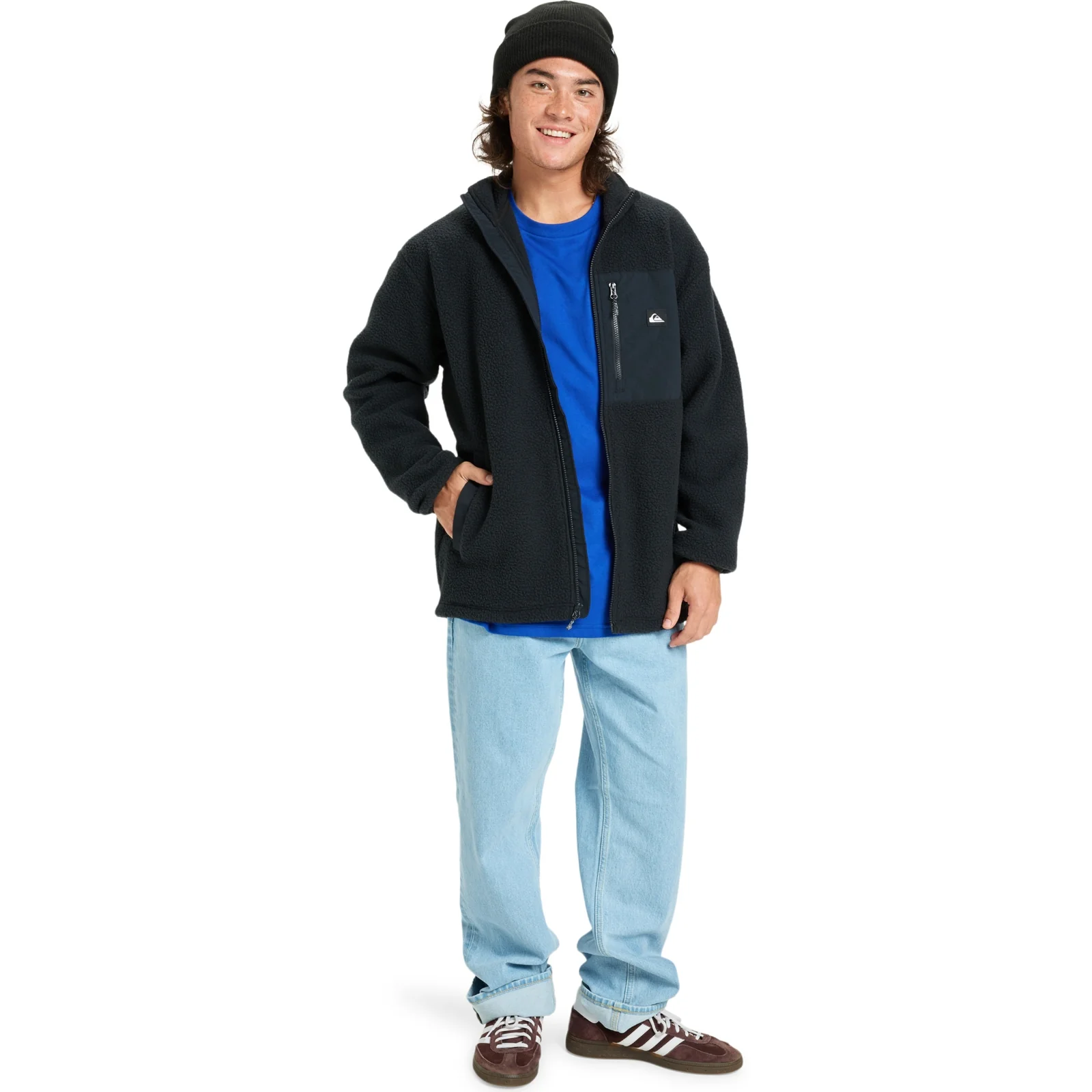 Quiksilver Mens Clean Coast Breathable Full Zip Fleece - Image 16