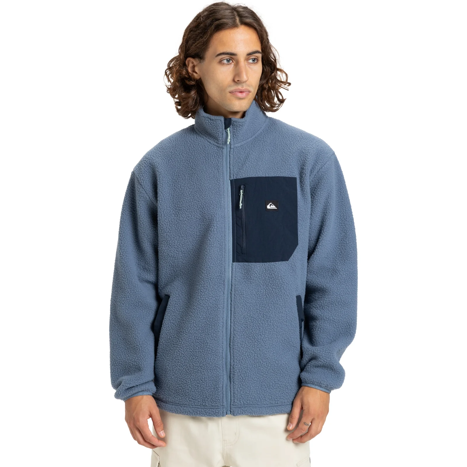 Quiksilver Mens Clean Coast Breathable Full Zip Fleece - Image 2