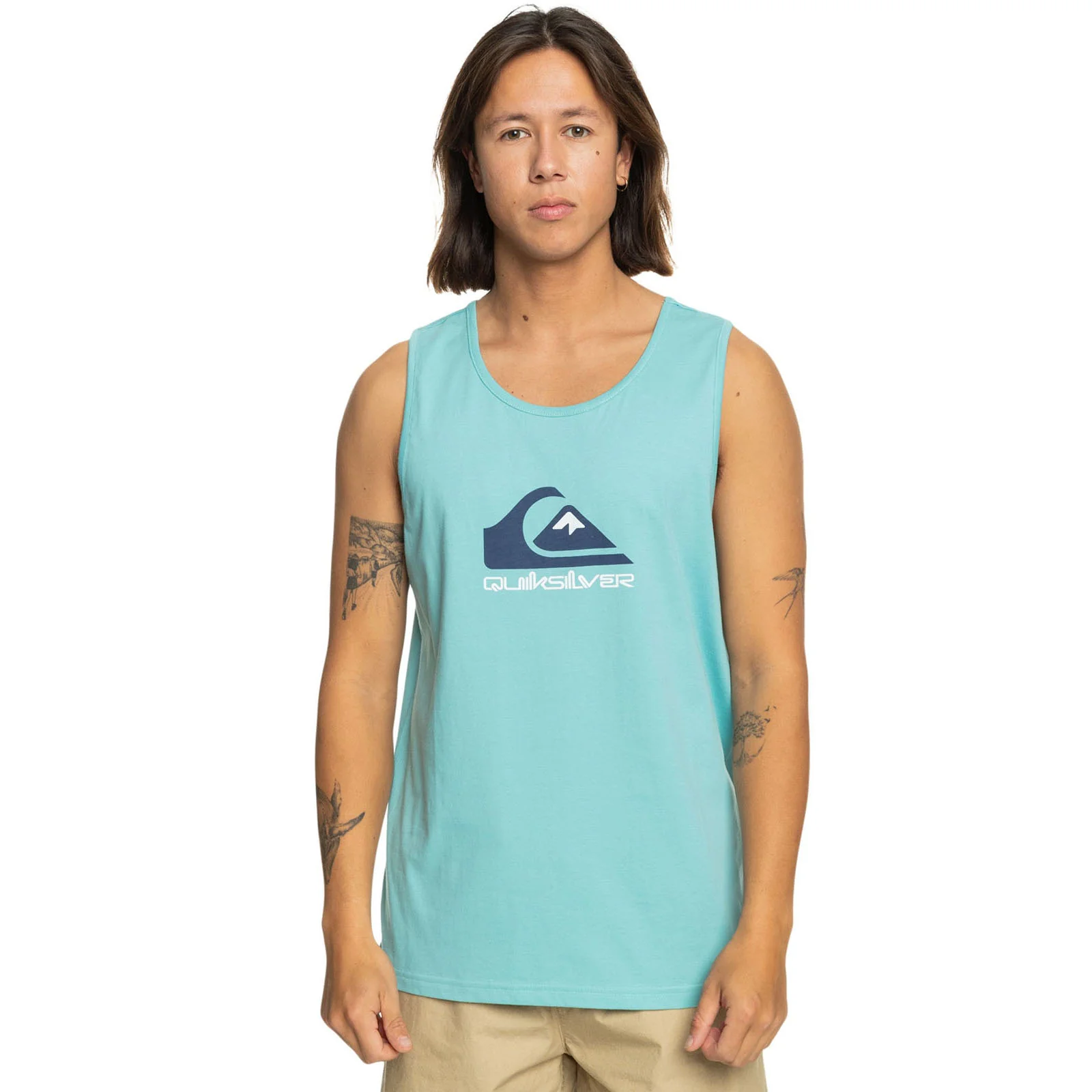 Quiksilver Mens Comp Logo Crew Neck Vest - Image 2