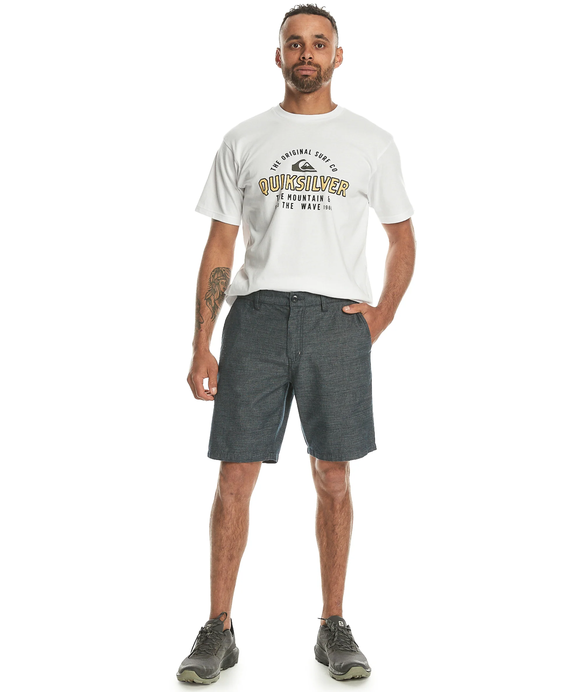 Quiksilver Mens Davis Cotton Chino Walkshorts - Image 2