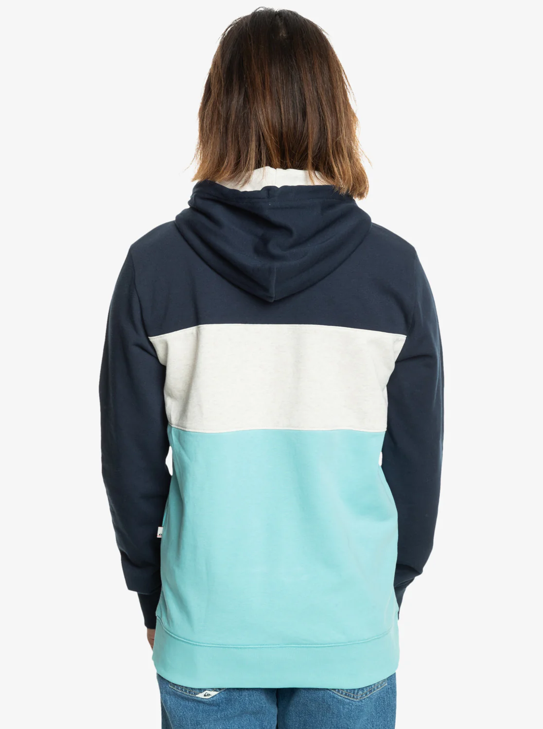 Quiksilver Mens Emboss Block Hoodie - Image 4