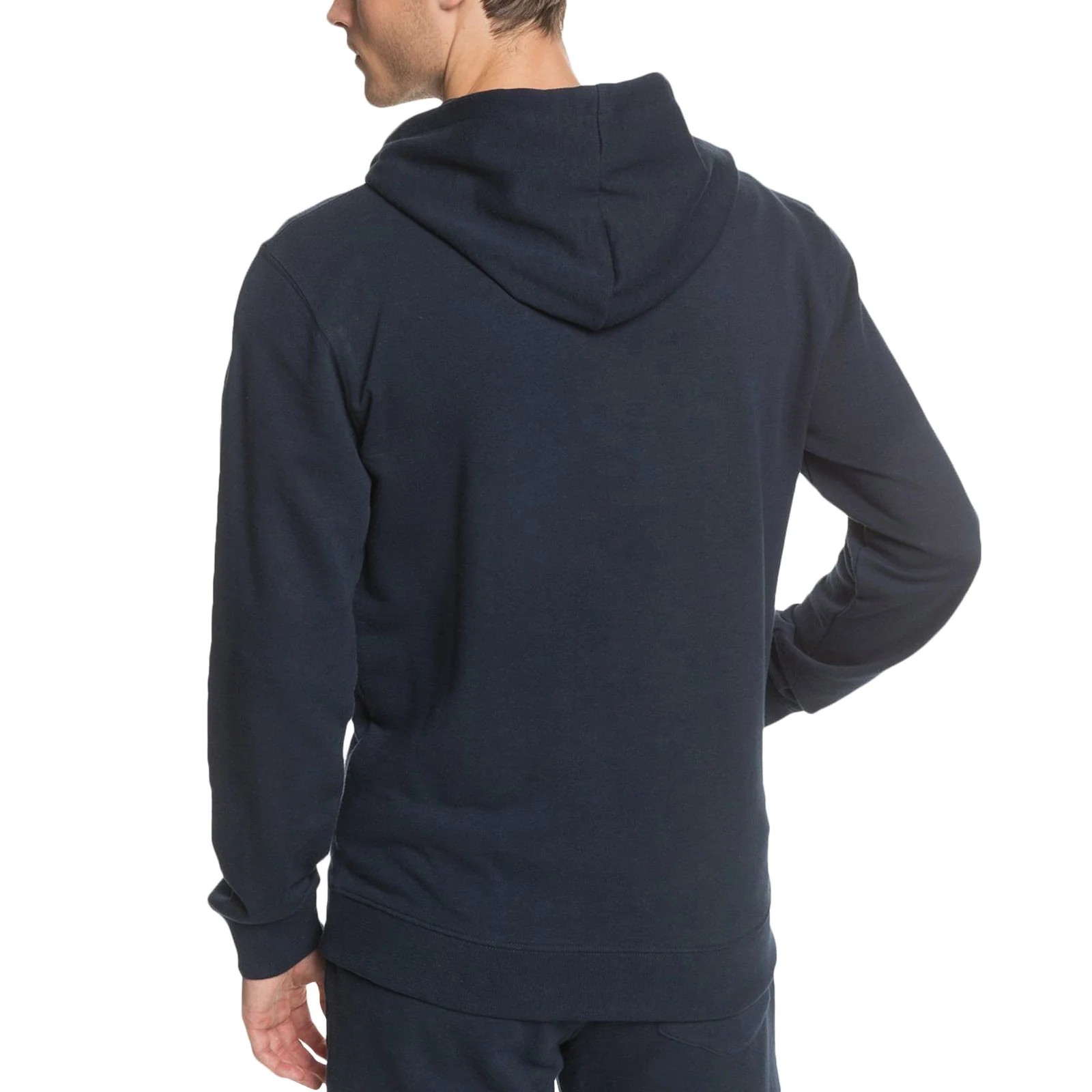 Quiksilver Mens Essentials Organic Zip Up Hoodie - Navy - Image 2