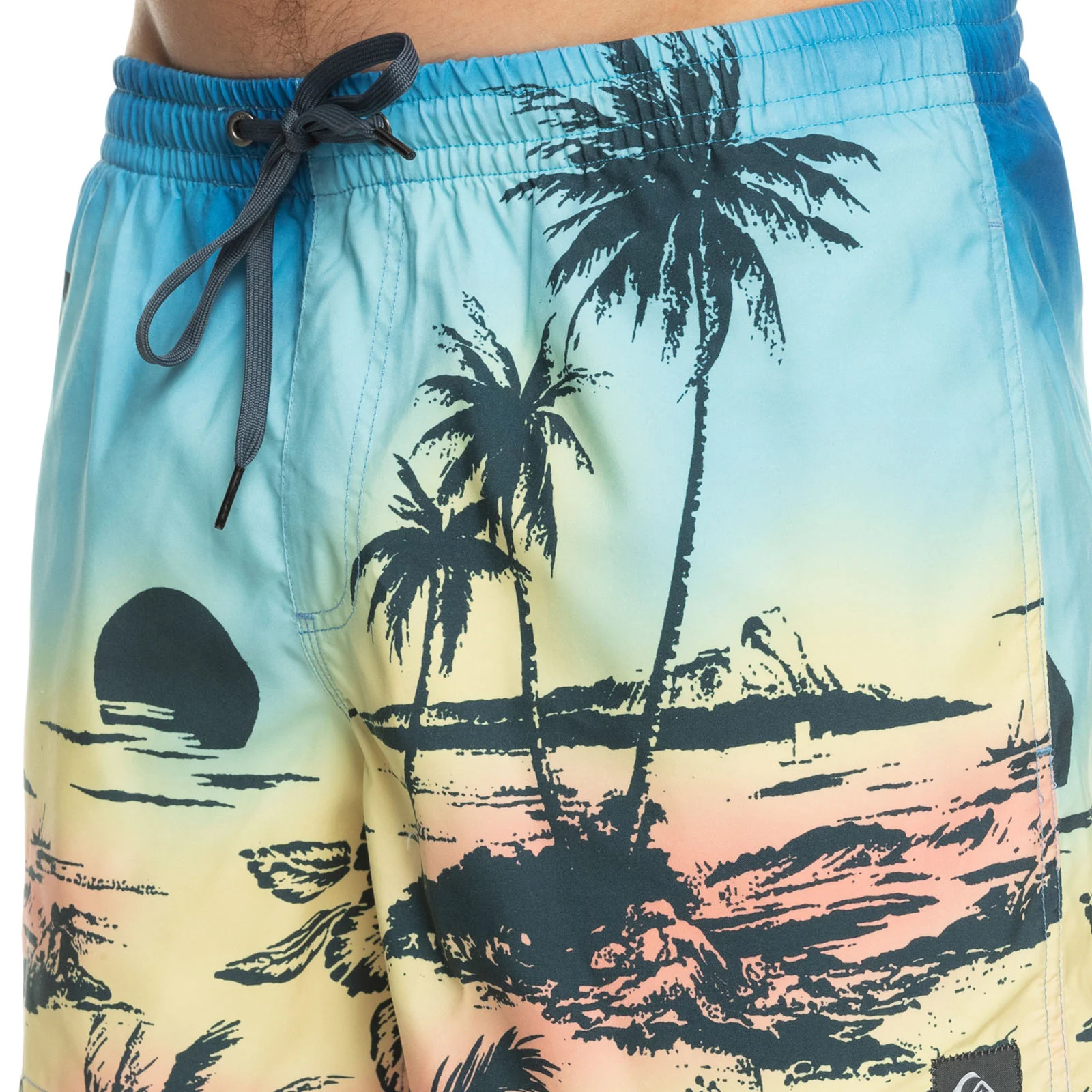 Quiksilver Mens Everyday Paradise 15" Surf Swimming Shorts - Snapdragon - Image 4