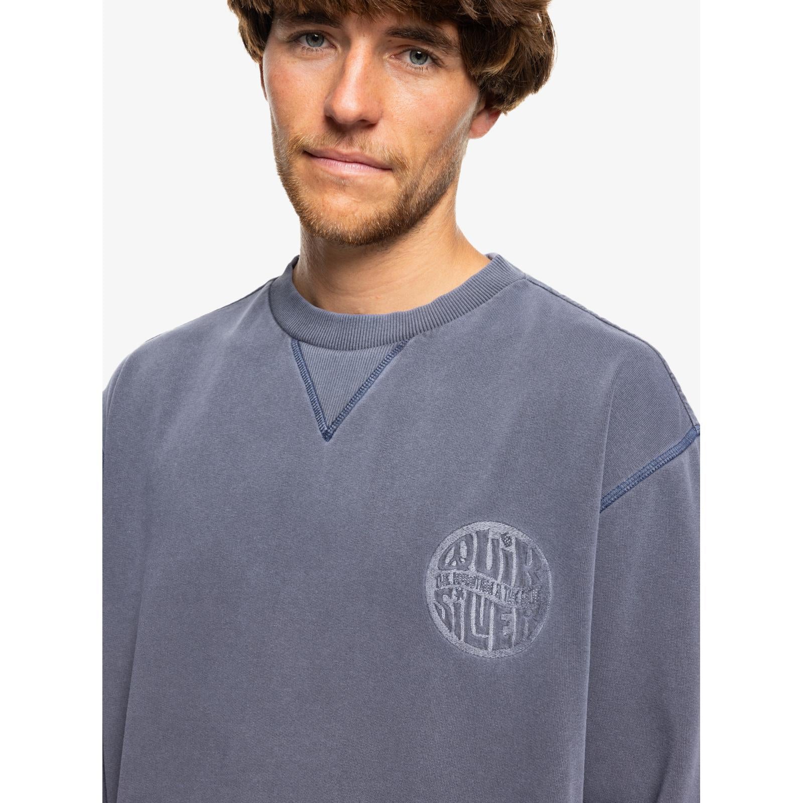 Quiksilver Mens Garment Dye Pullover - Image 4