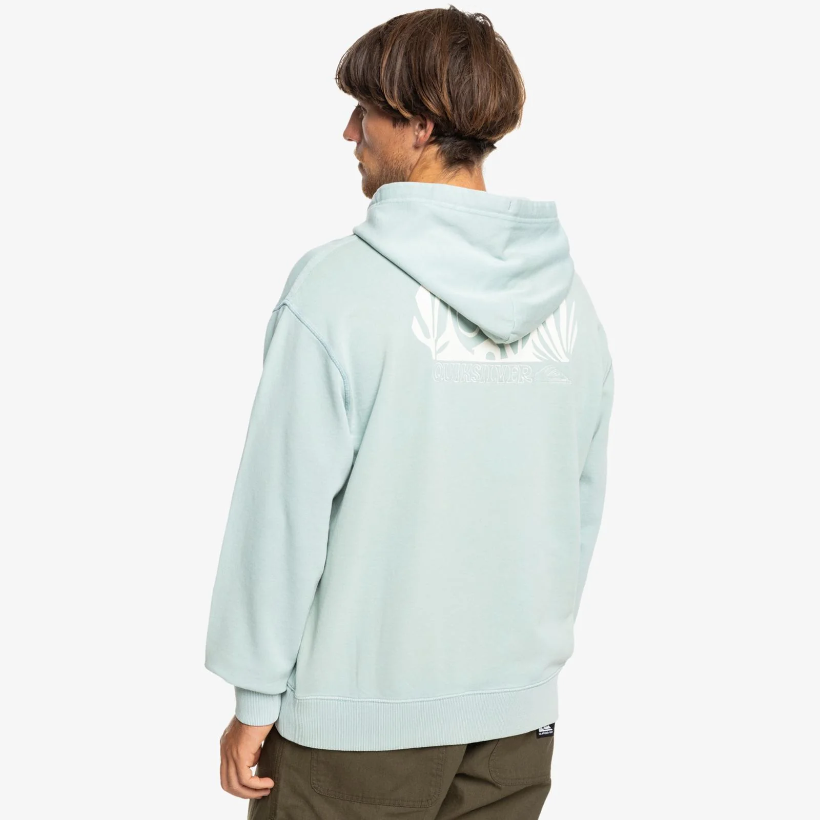 Quiksilver Mens Garment Dye Pullover Hoodie - Image 5
