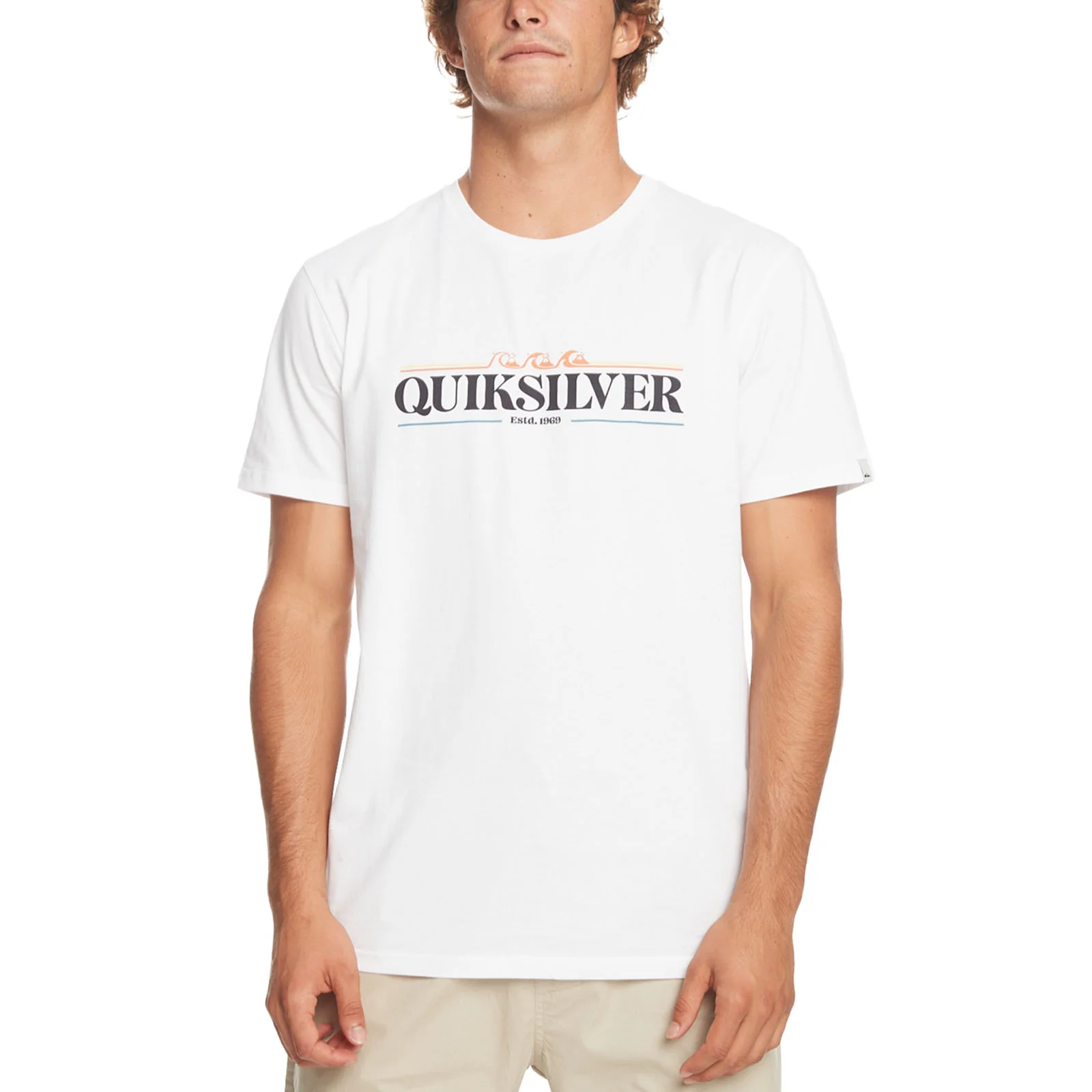 Quiksilver Mens Gradient Line Short Sleeve Cotton T-Shirt - Image 3