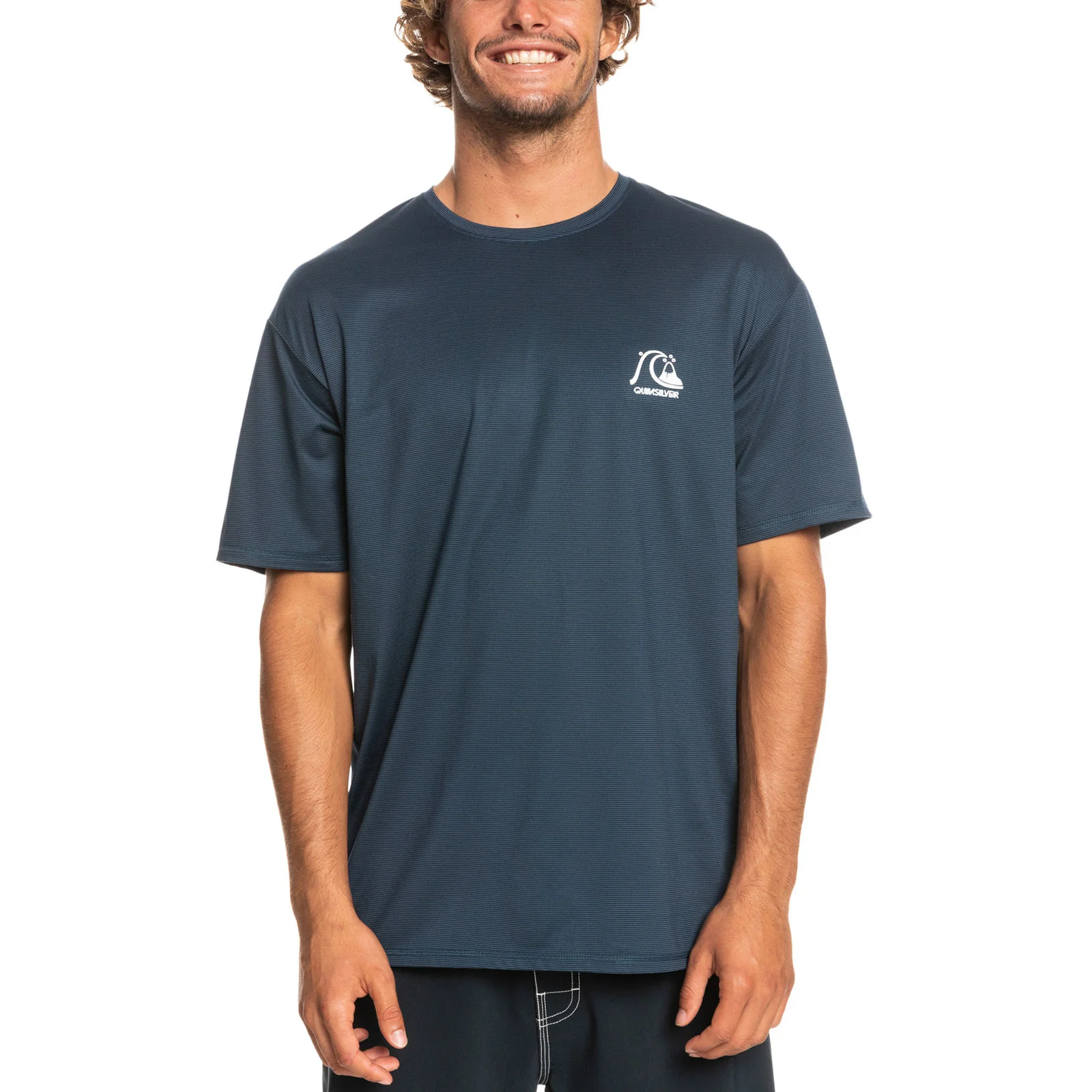 Quiksilver Mens Heritage Heather Short Sleeve UPF 50 Surf Top