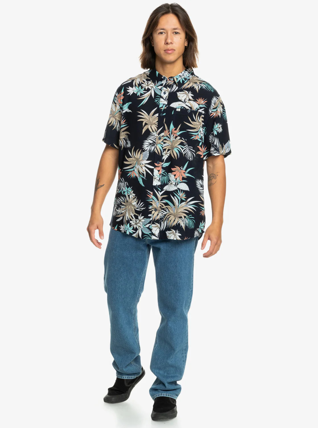 Quiksilver Mens Lemnas SS Short Sleeve Shirt - Image 3