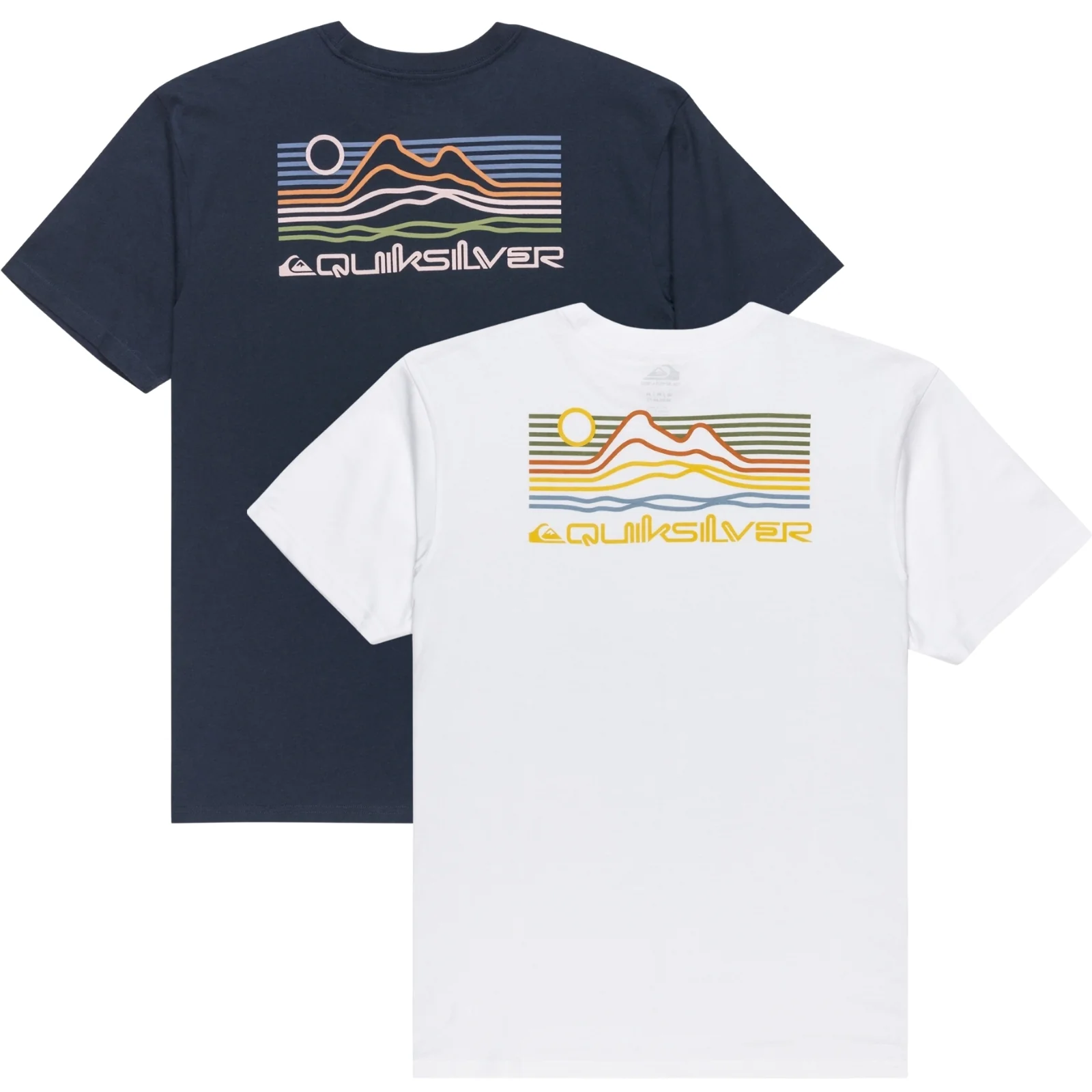 Quiksilver Mens Light Wave Crew Neck Short Sleeve T-Shirt