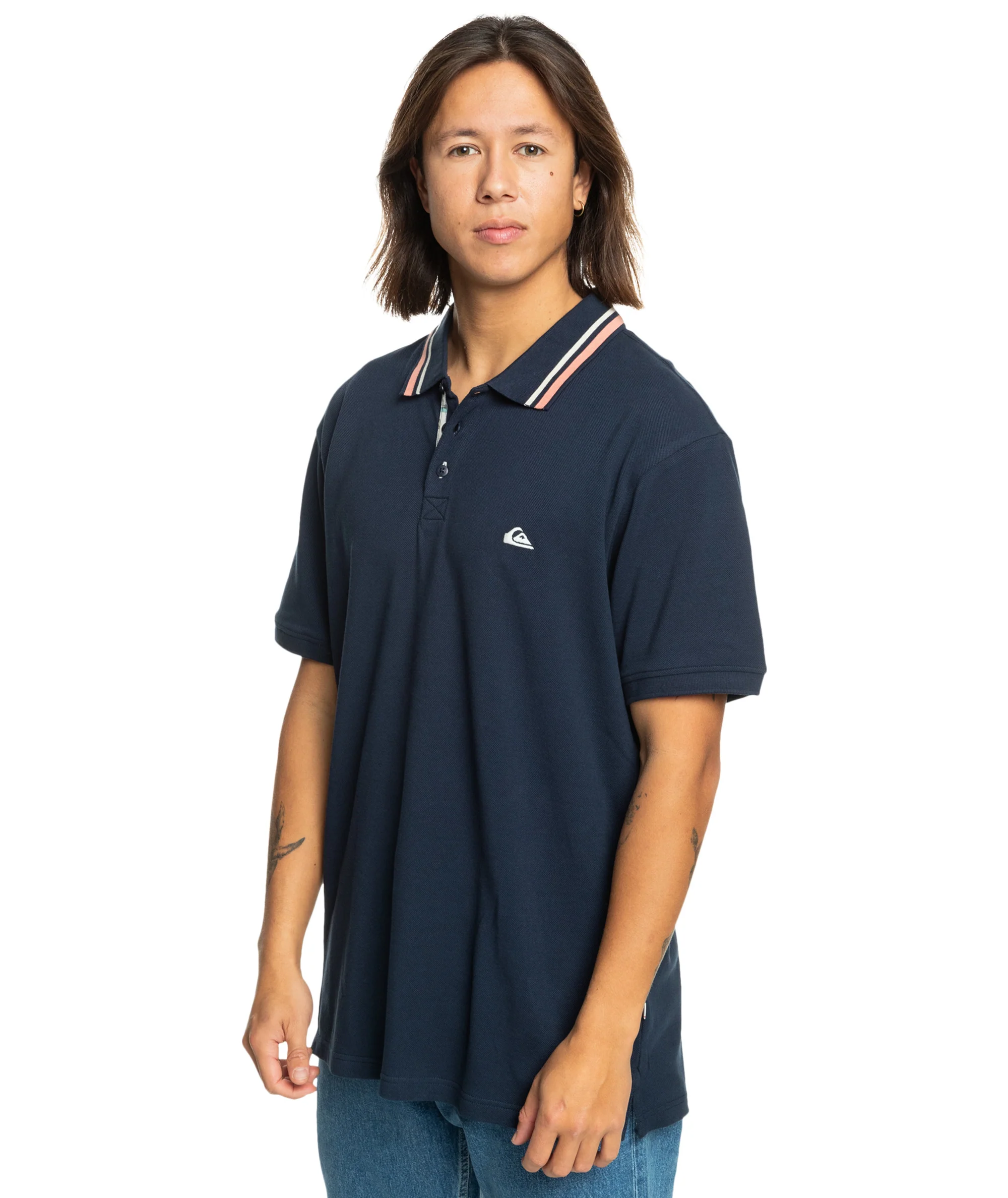 Quiksilver Mens Loia Short Sleeve Pique Polo Shirt - Image 2