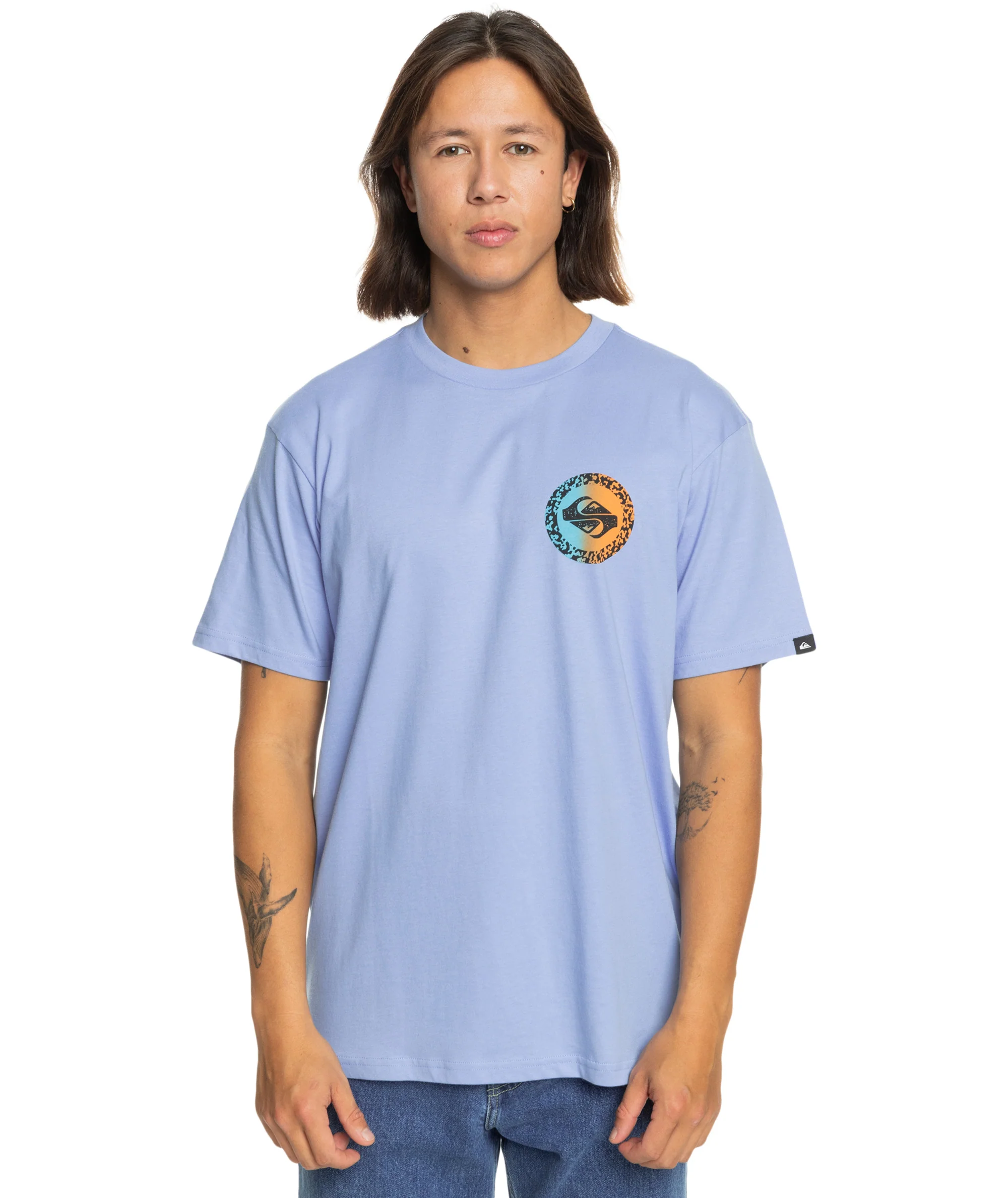 Quiksilver Mens Long Fade Short Sleeve T-Shirt - Image 4
