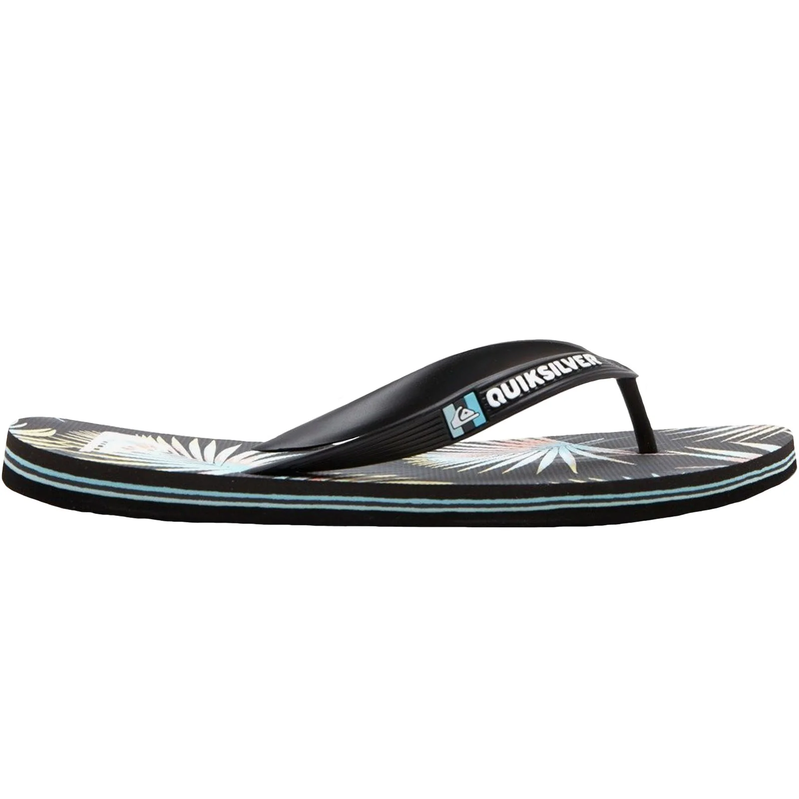 Quiksilver Mens MoloKai Arch Flip Flops - Black - Image 2