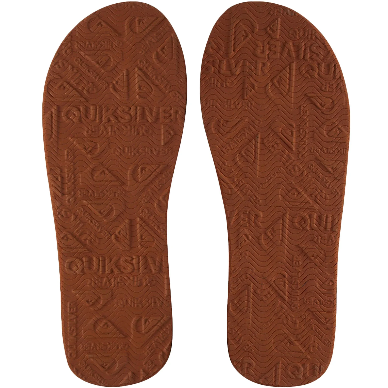 Quiksilver Mens Molokai Leather Flip Flops - Black - Image 3