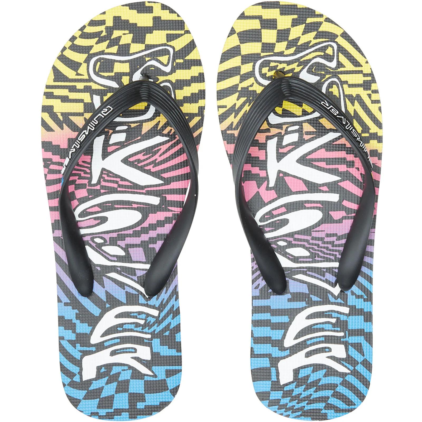 Quiksilver Mens Molokai Wordblock Sandals Flip Flops - Image 5