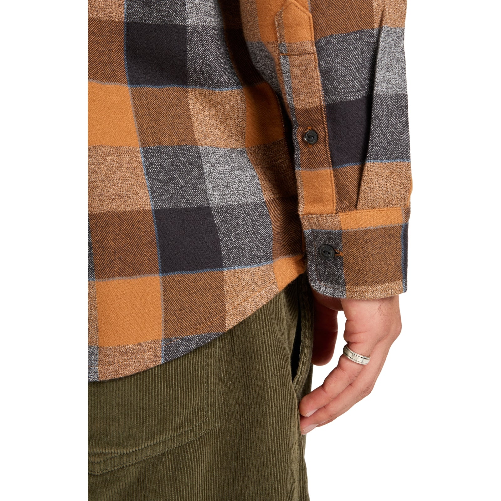Quiksilver Mens Motherfly Plaid Long Sleeve Shirt - Image 12
