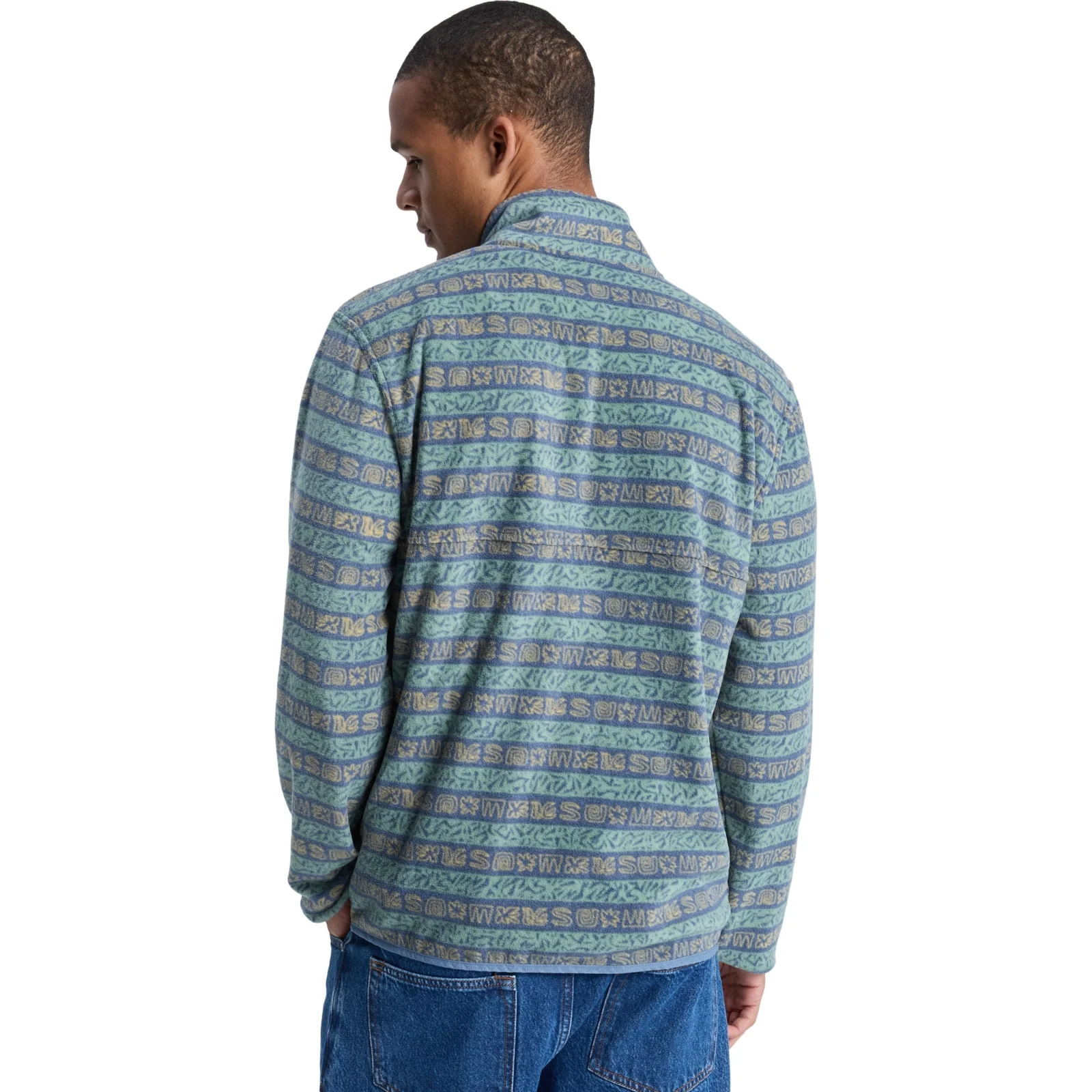 Quiksilver Mens No Destination Micro Fleece Full Zip Fleece - Image 5