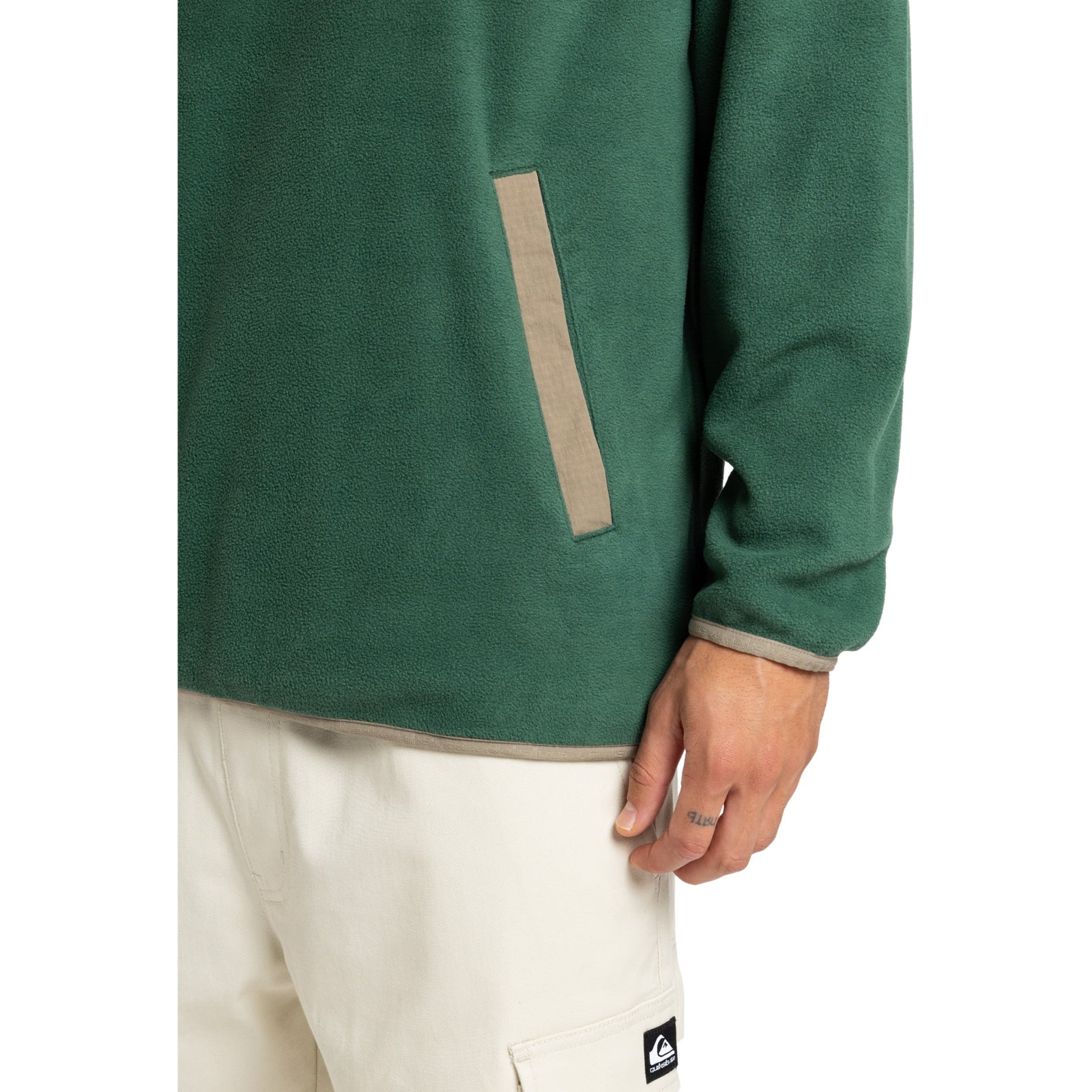 Quiksilver Mens No Destination Micro Half Zip Fleece - Image 17