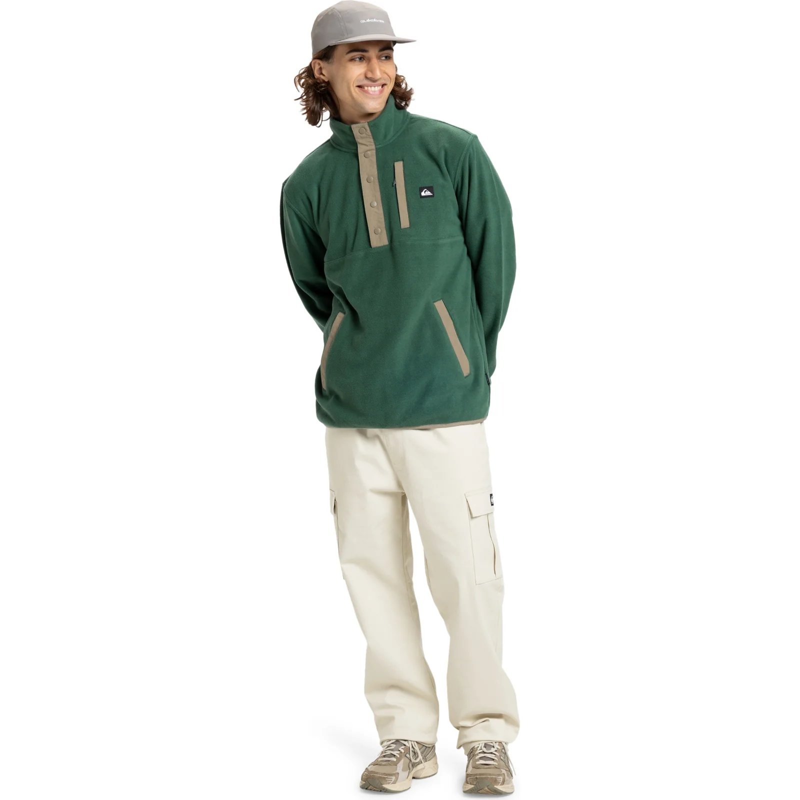 Quiksilver Mens No Destination Micro Half Zip Fleece - Image 19