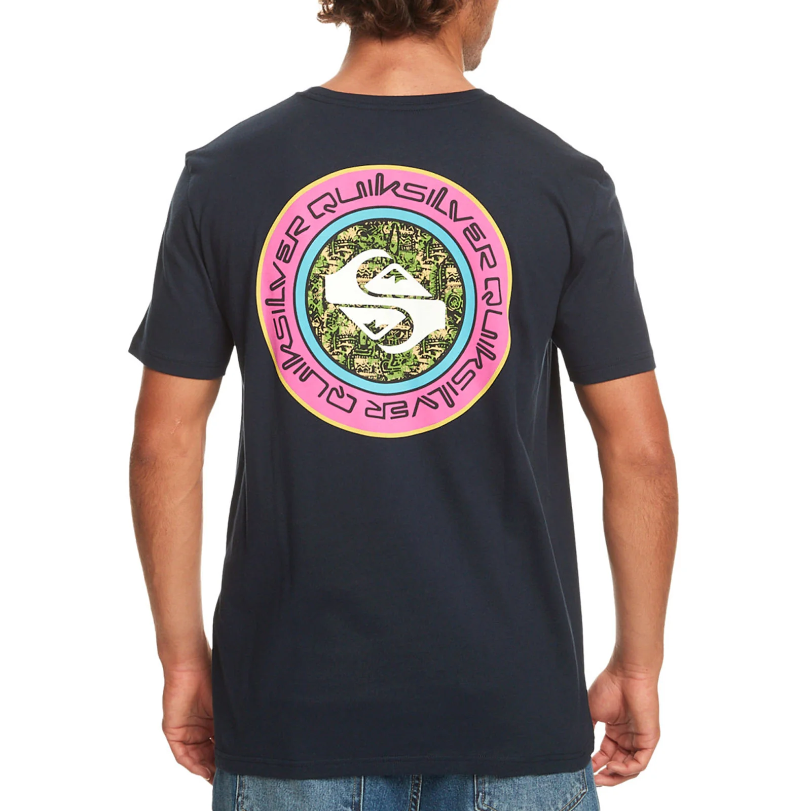 Quiksilver Mens Omni Circle Short Sleeve Cotton T-Shirt - Image 2