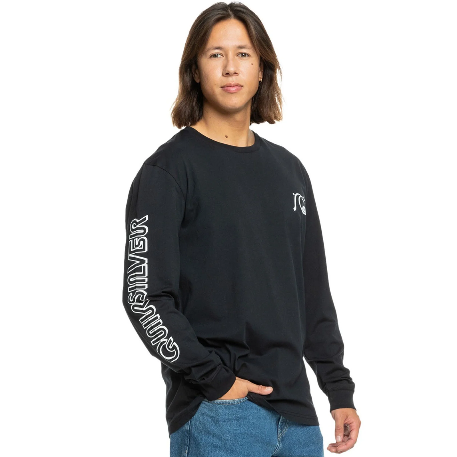 Quiksilver Mens Original Co Long Sleeve T-Shirt - Image 3