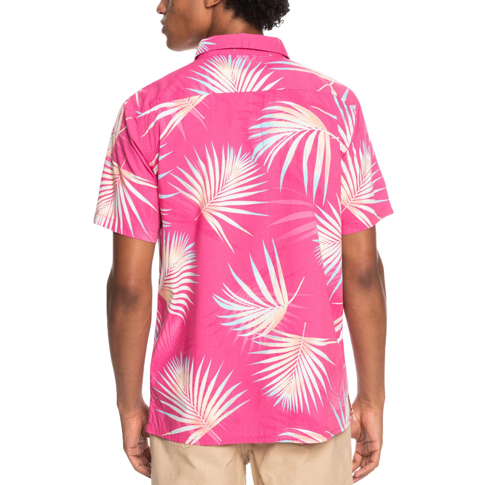 Quiksilver Mens Pop Topic Floral Button Up Shirt - Image 5