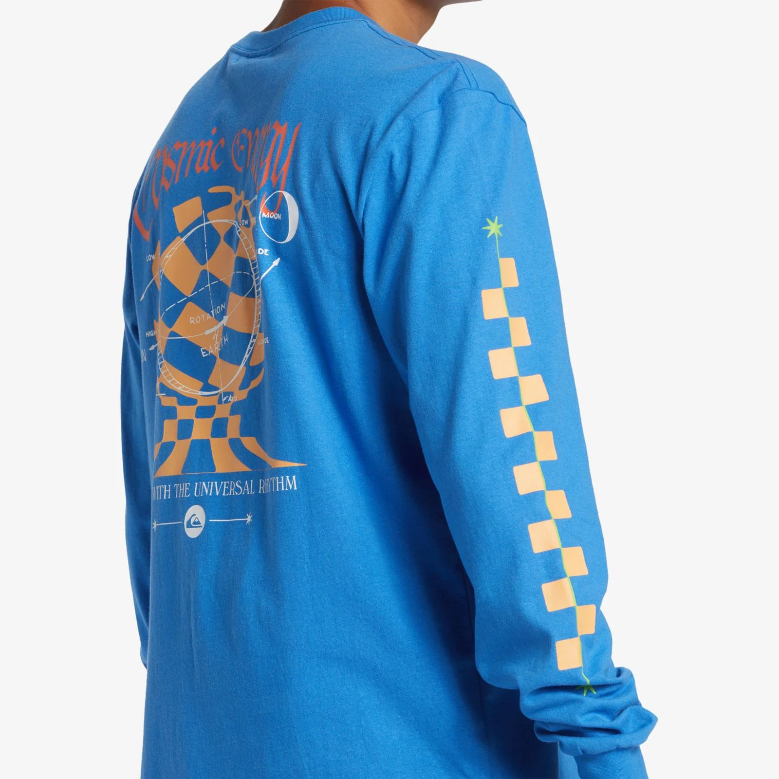Quiksilver Mens QS Cosmic Graphic T-Shirt Top - Image 4