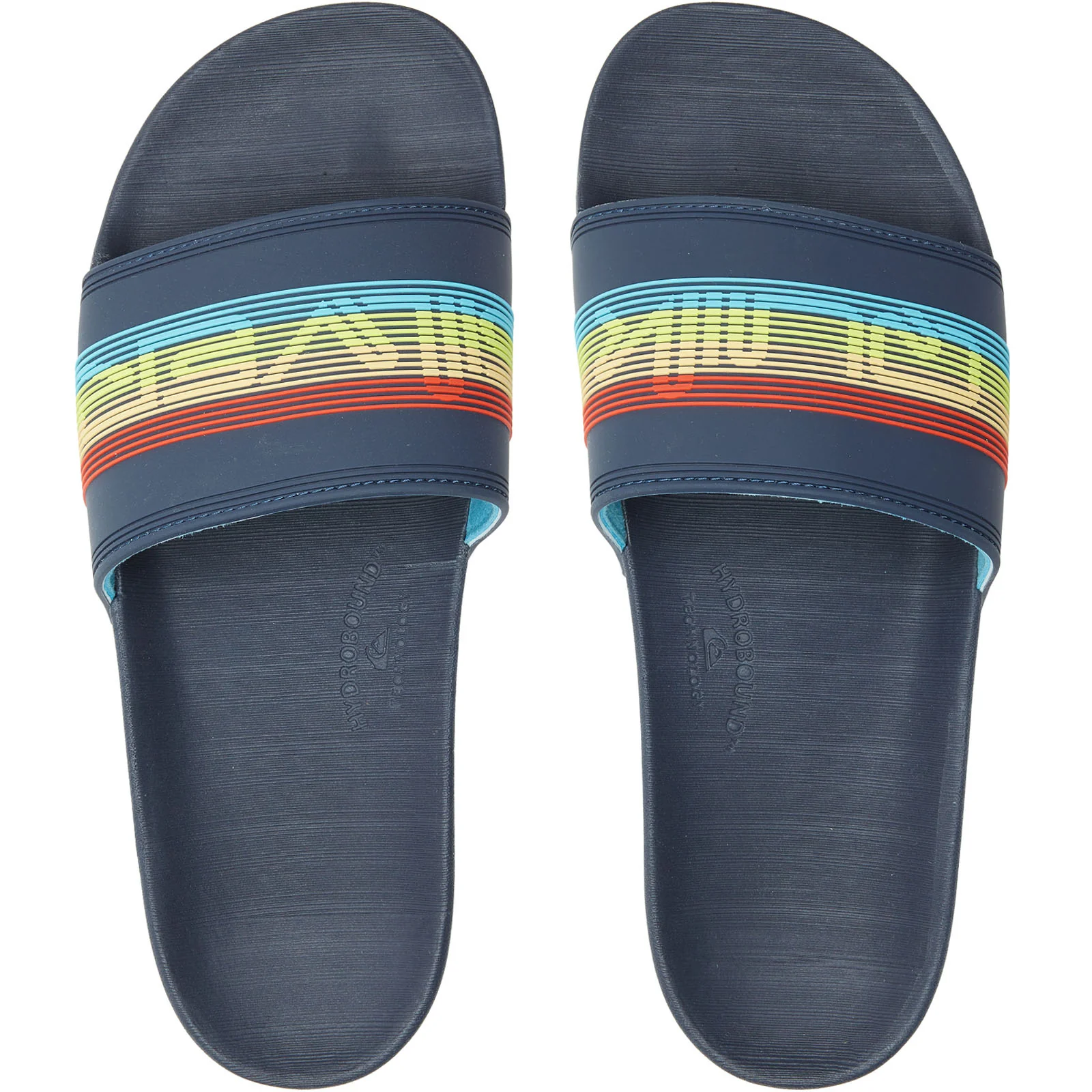 Quiksilver Mens Rivi Wordmark Sandals Flip Flops Sliders - Image 6