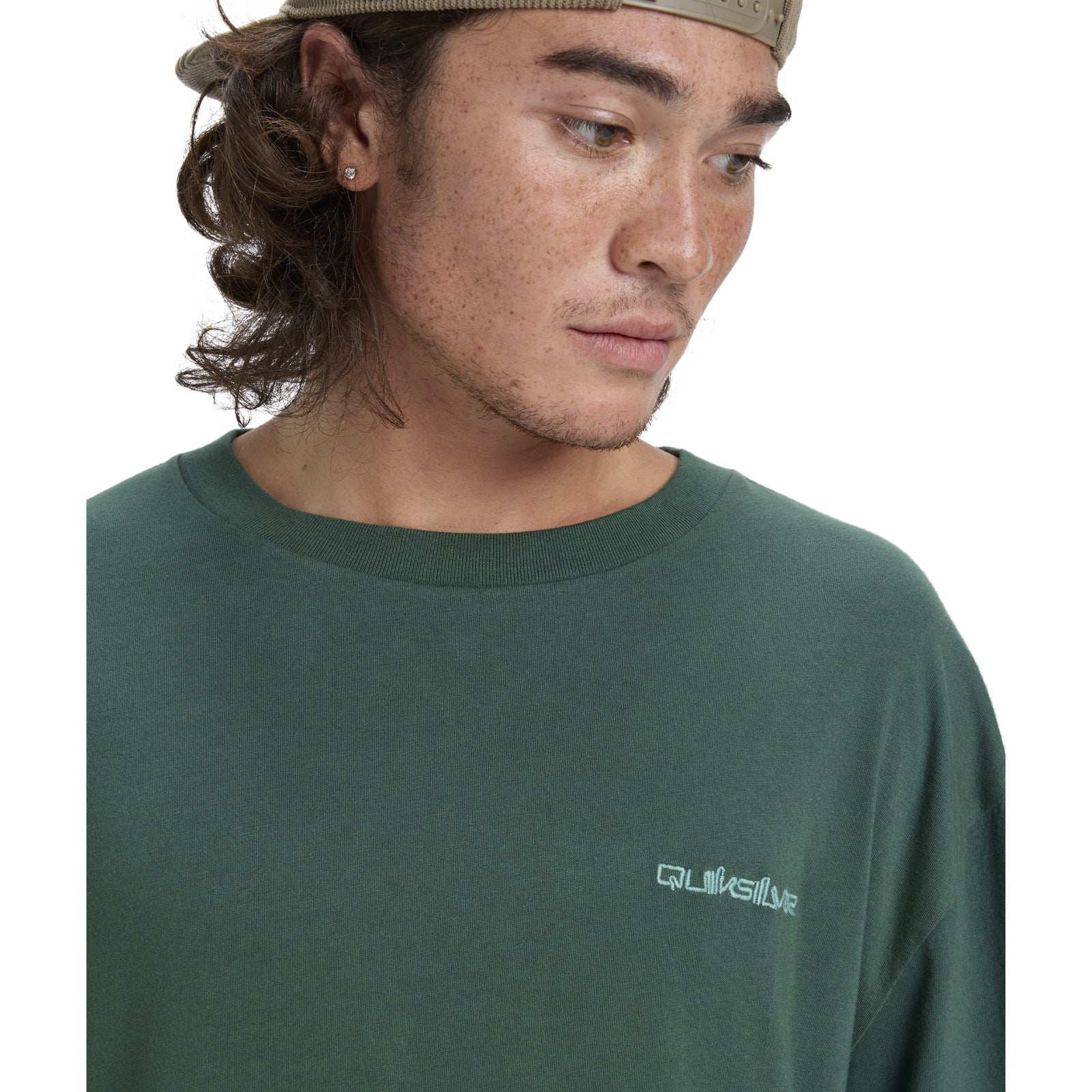 Quiksilver Mens Salt Water Short Sleeve T-Shirt - China Blue - Image 10