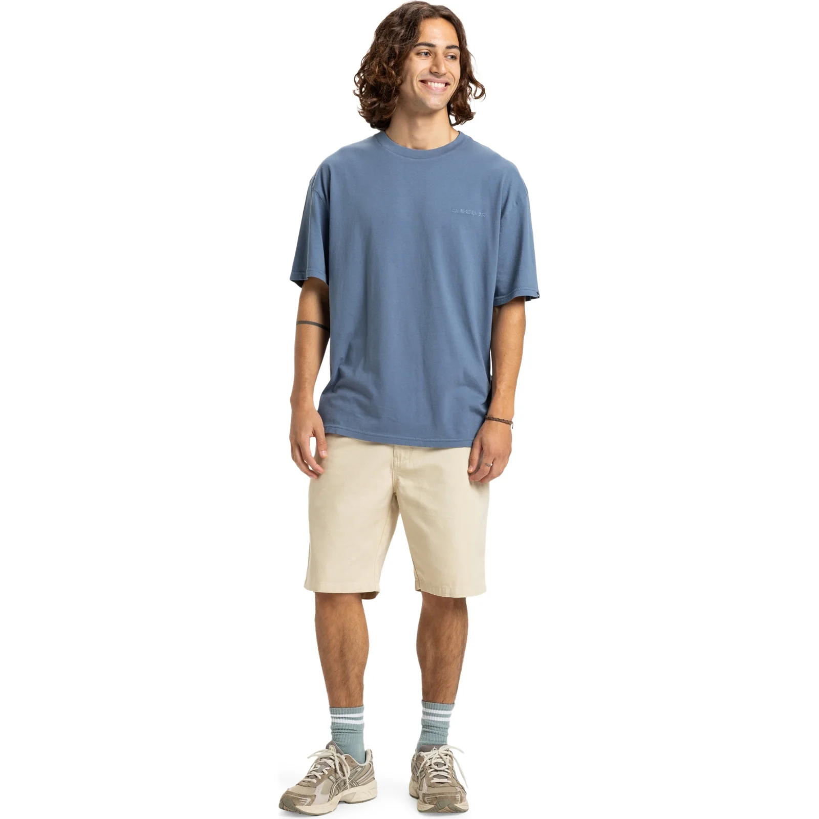 Quiksilver Mens Salt Water Short Sleeve T-Shirt - China Blue - Image 11