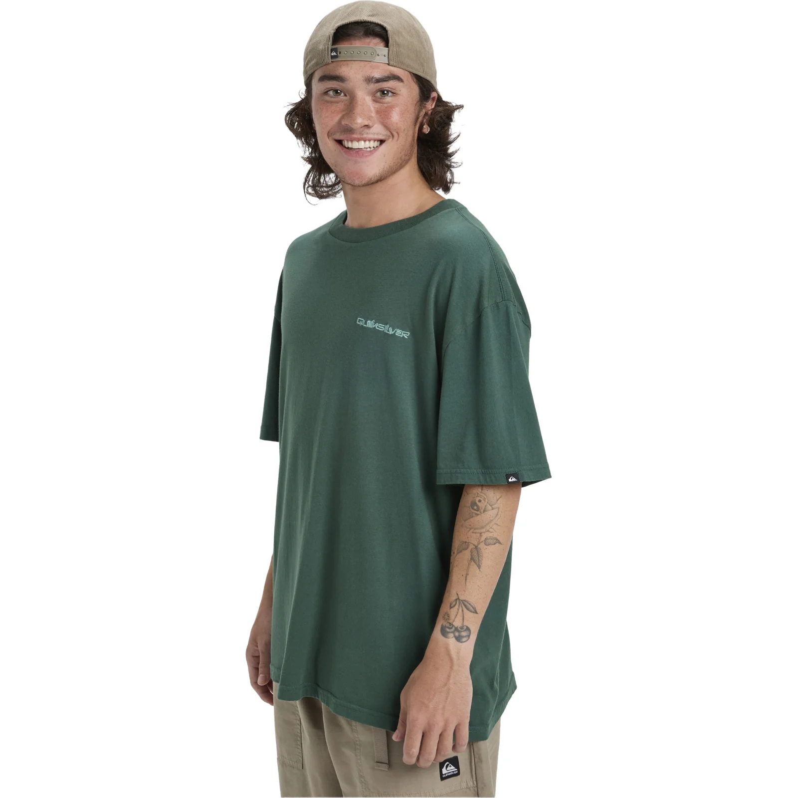 Quiksilver Mens Salt Water Short Sleeve T-Shirt - China Blue - Image 7