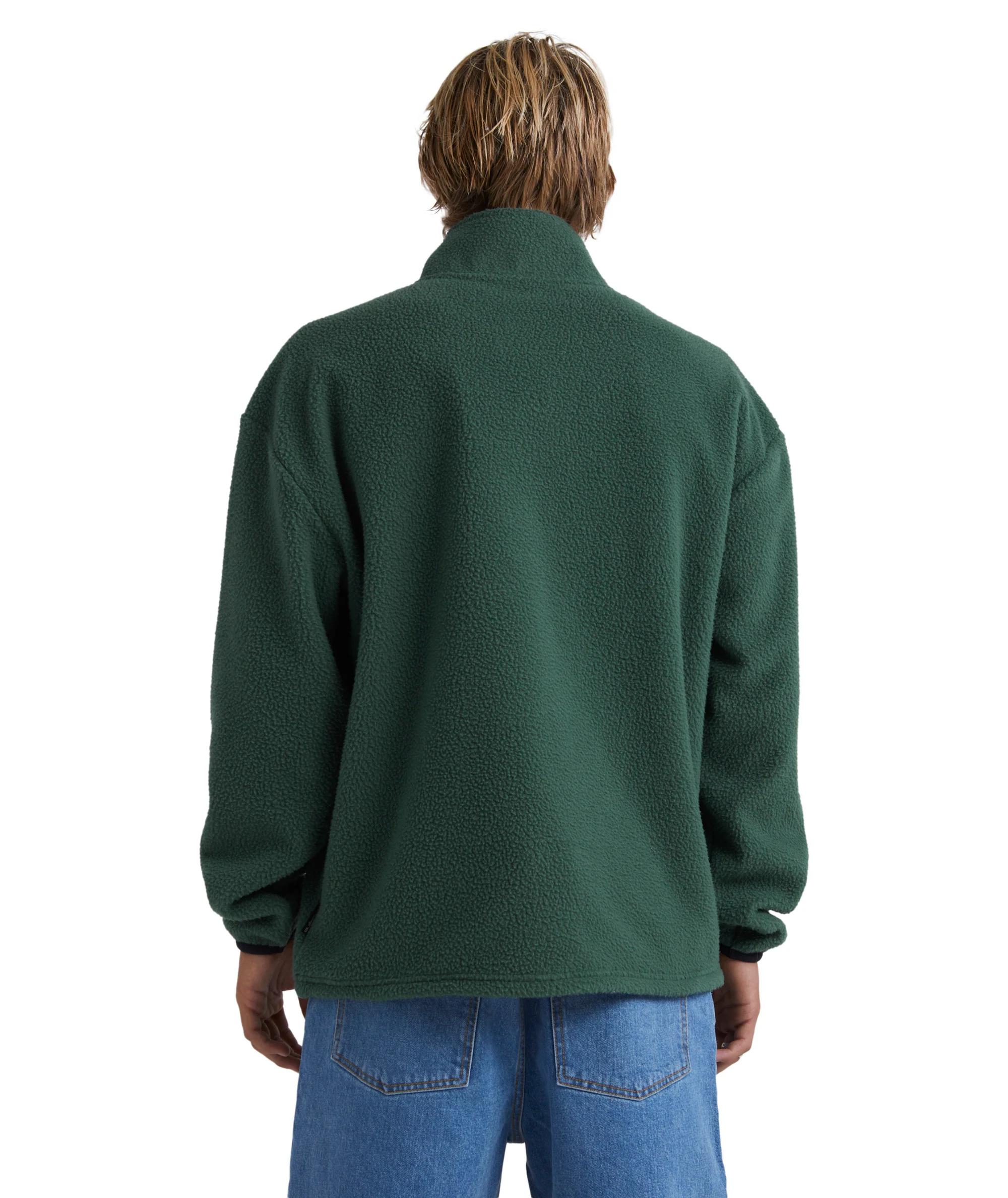 Quiksilver Mens Saturn Half Zip Oversized Fleece - Image 3