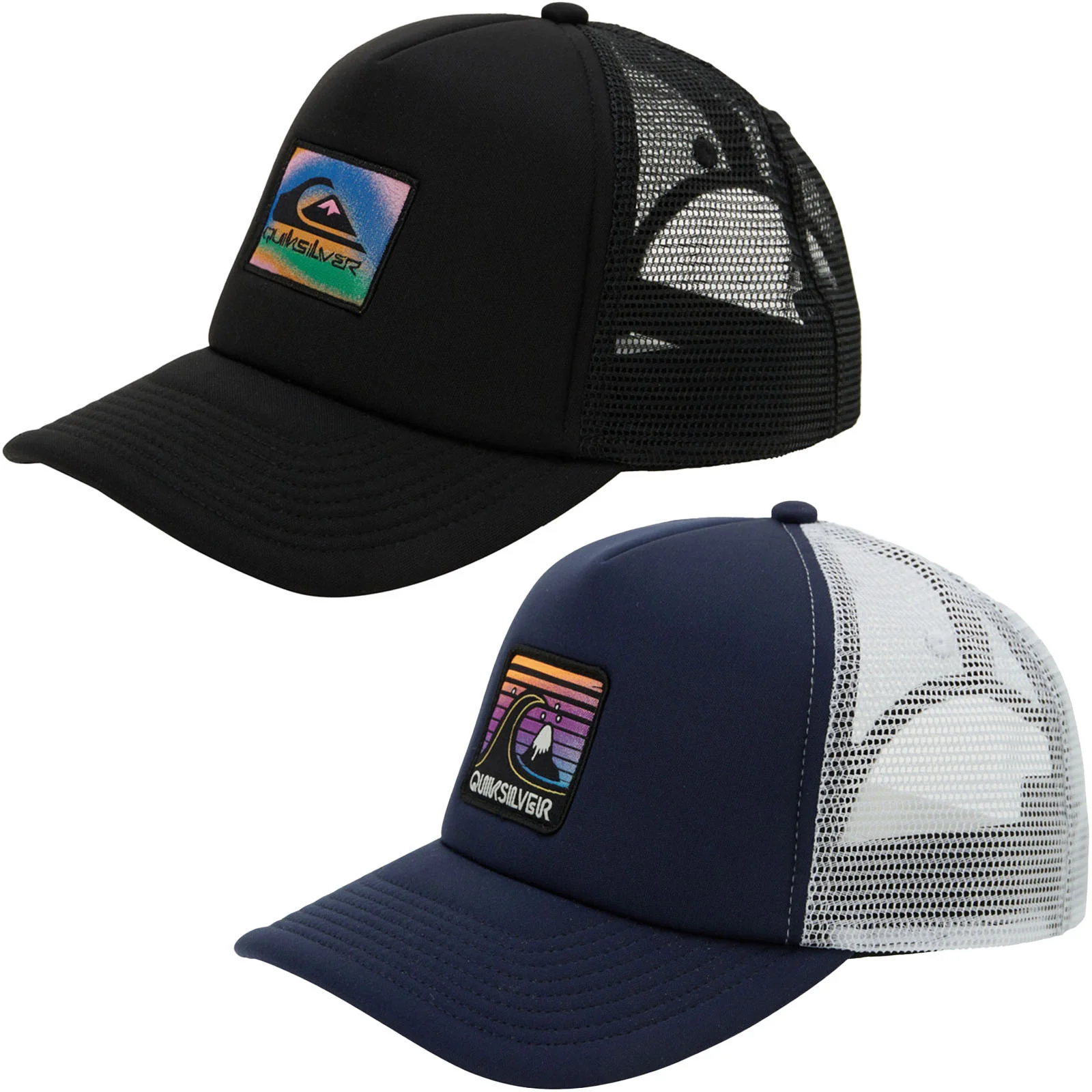 Quiksilver Mens Sea Zephyr Snapback Trucker Baseball Cap