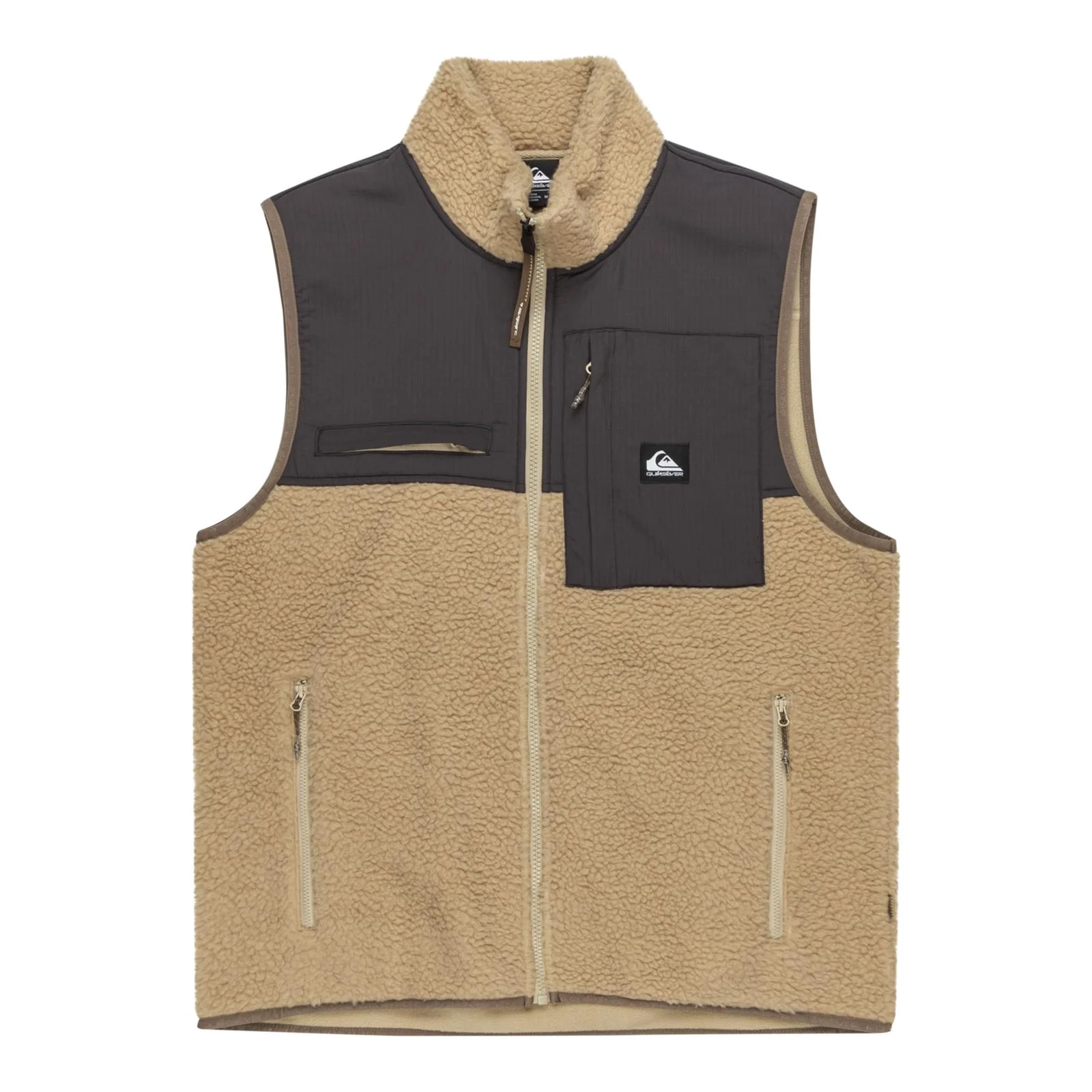 Quiksilver Mens Shallow Water Sherpa Fleece Gilet - Image 12