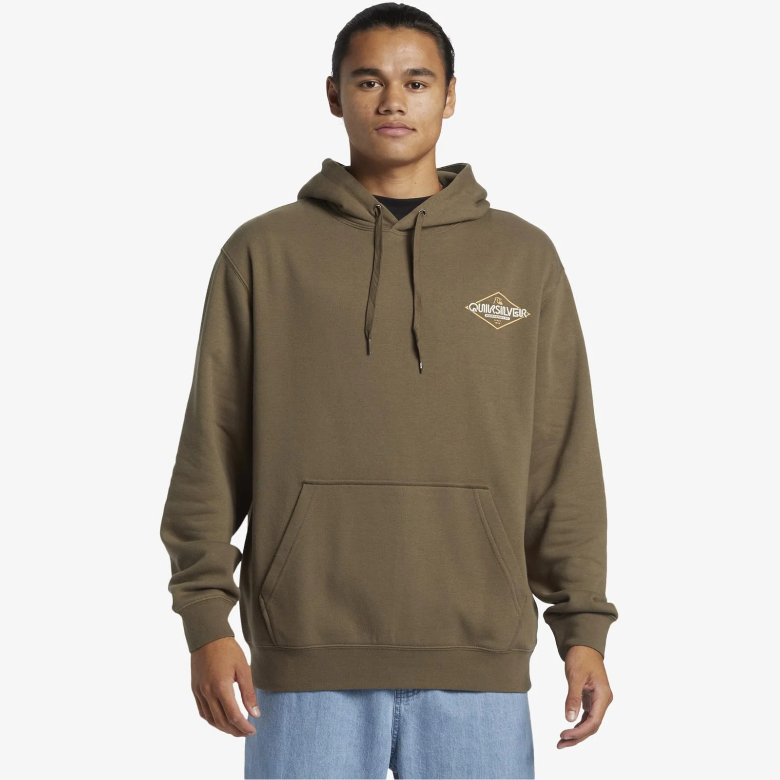 Quiksilver Mens Sign Pullover Hoodie - Image 3