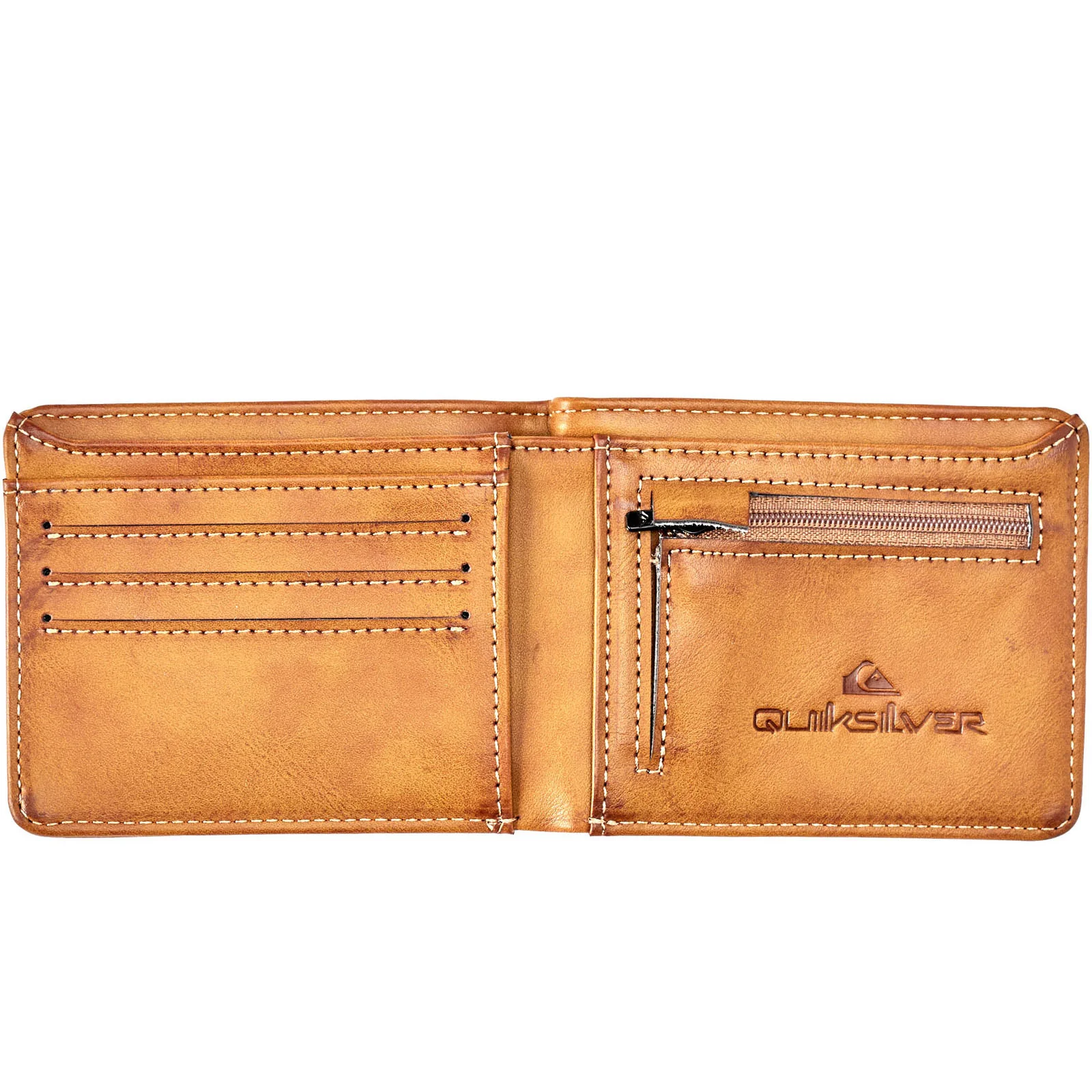 Quiksilver Mens Slim Rays Bi-Fold Faux Leather Wallet Purse - M - Image 6