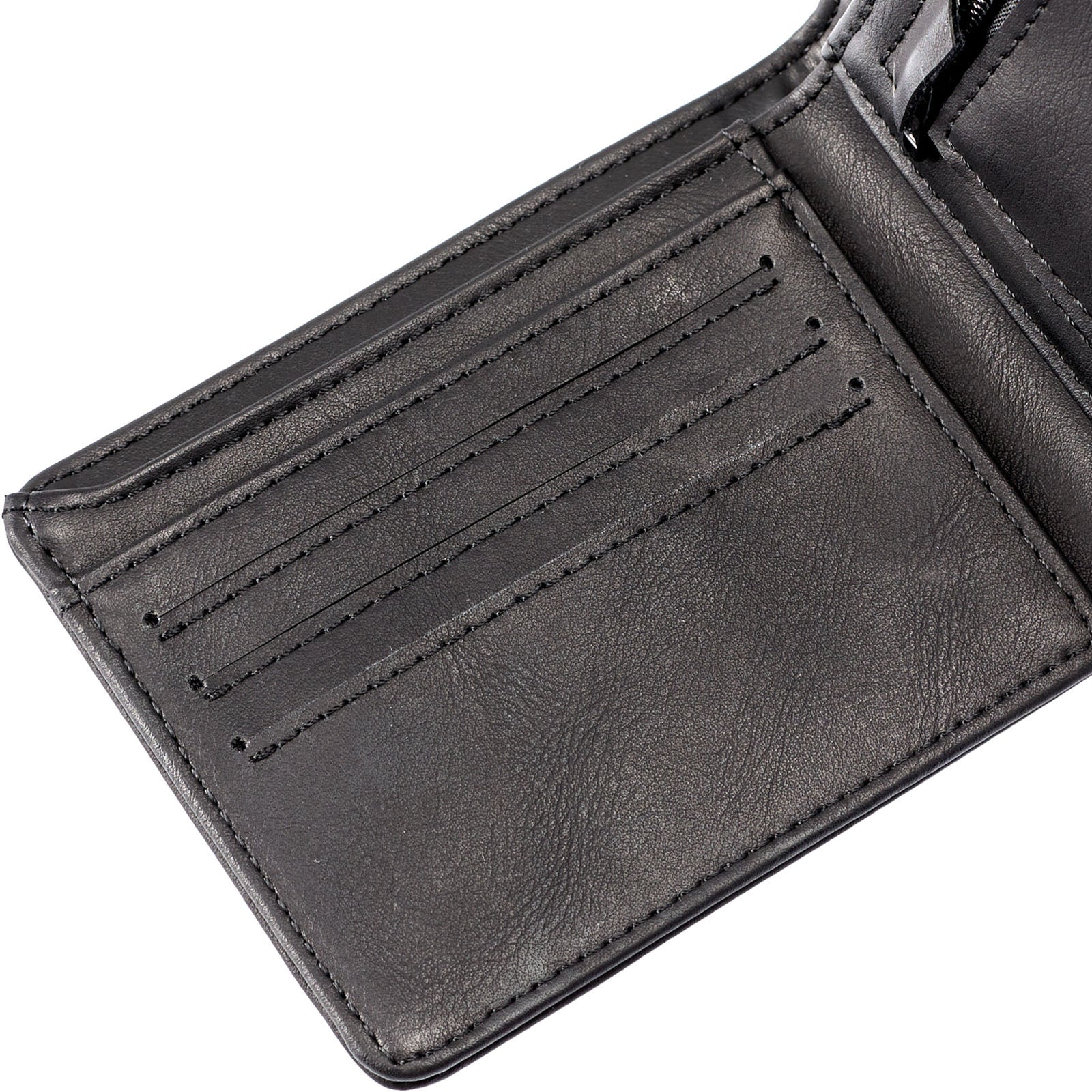 Quiksilver Mens Slim Rays Bi-Fold Faux Leather Wallet Purse - M - Image 9