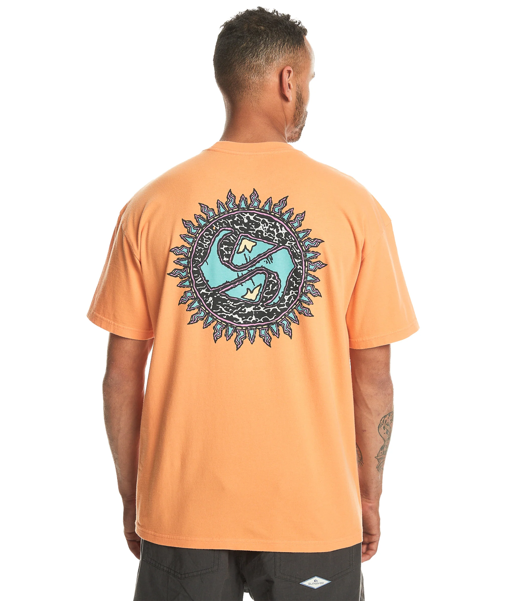 Quiksilver Mens Spin Cycle Short Sleeve Oversized T-Shirt - Image 9