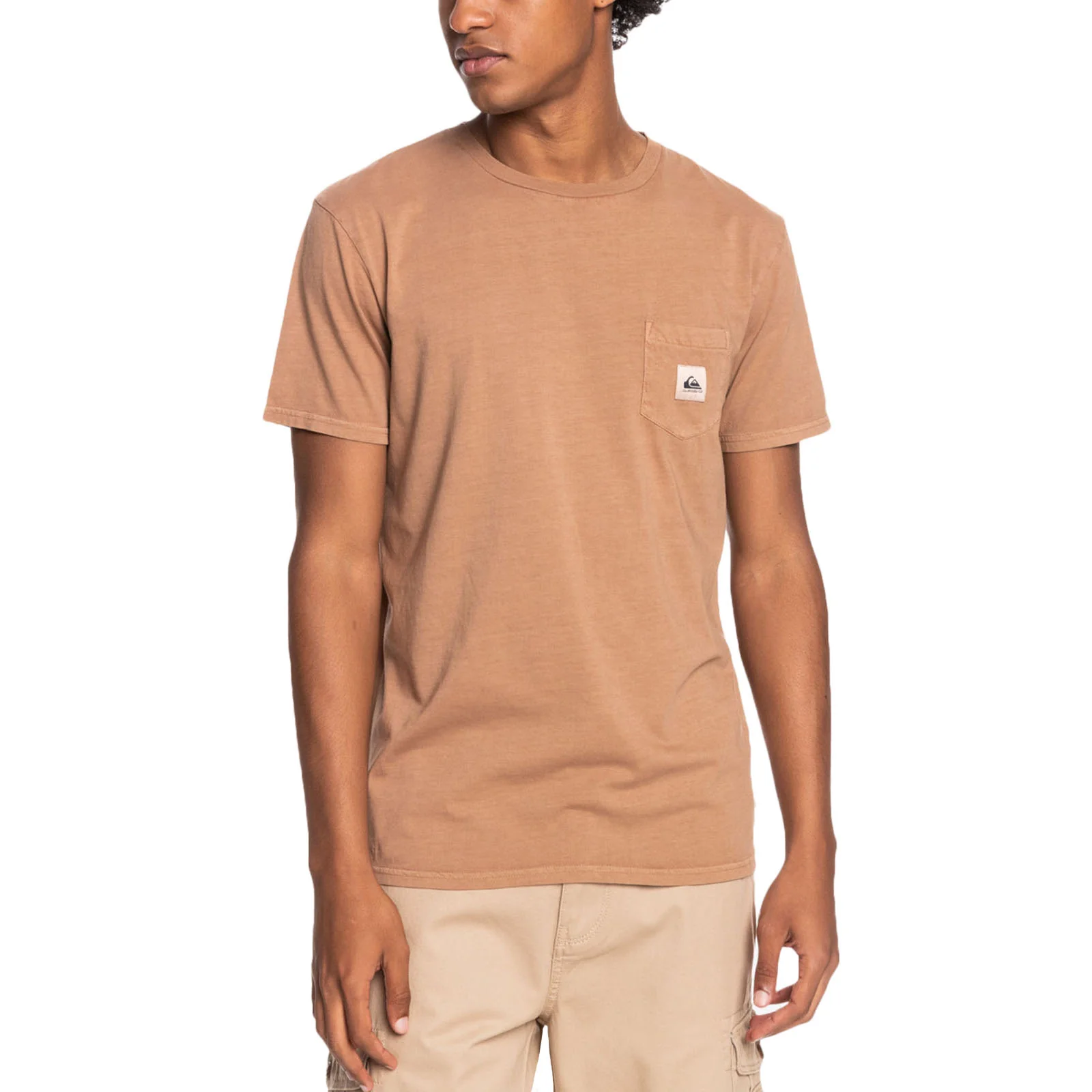 Quiksilver Mens Sub Mission Short Sleeve T-Shirt - Chipmunk