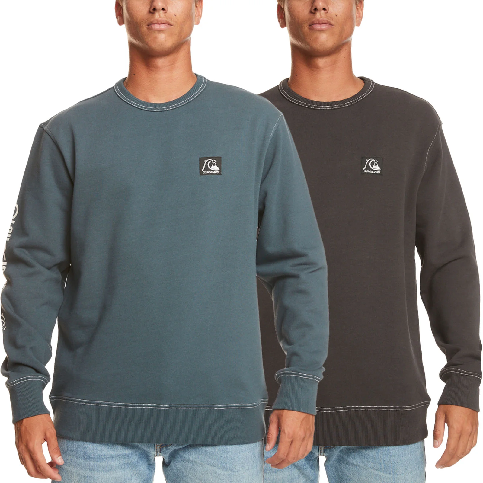 Quiksilver Mens The Original Crew Neck Sweatshirt