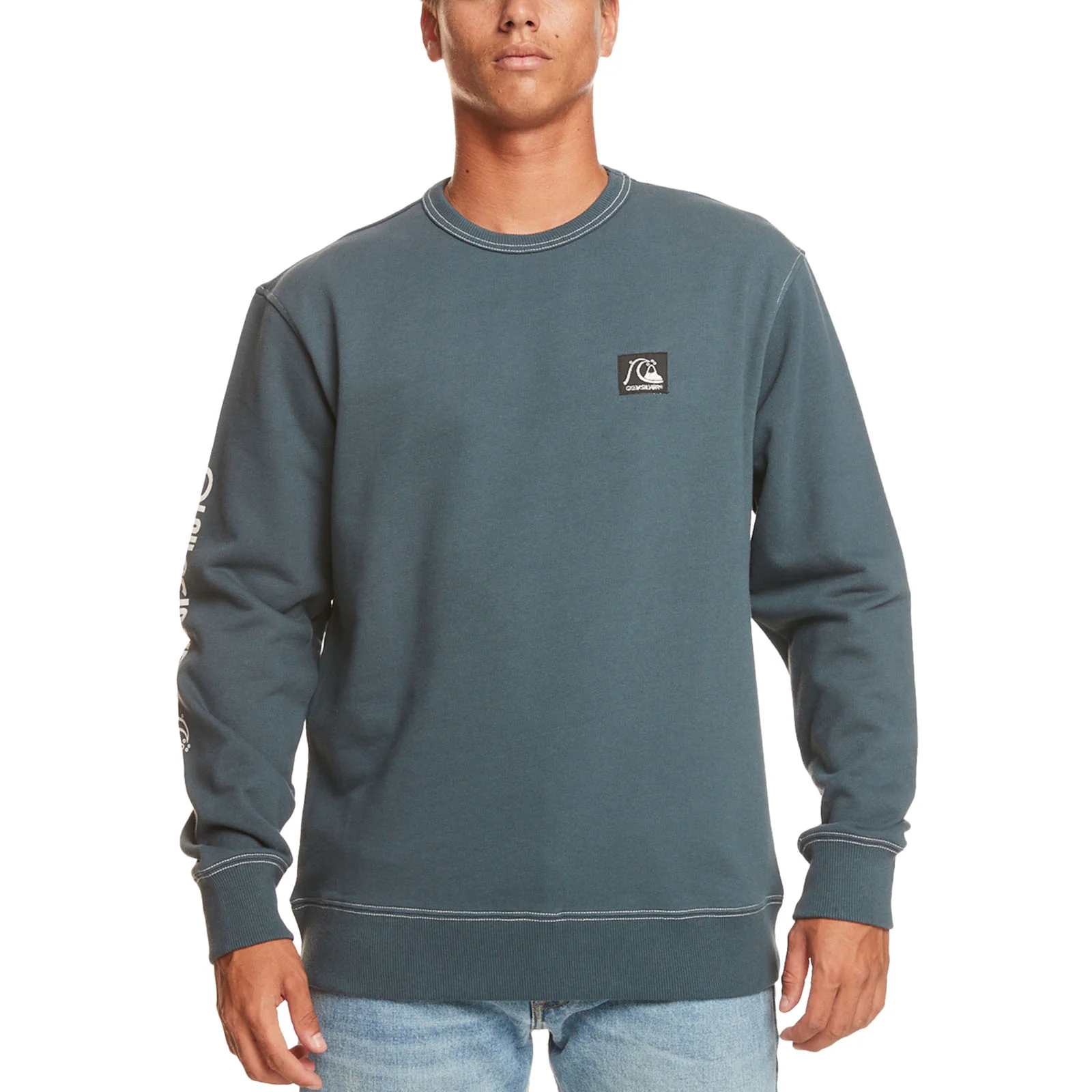Quiksilver Mens The Original Crew Neck Sweatshirt - Image 2