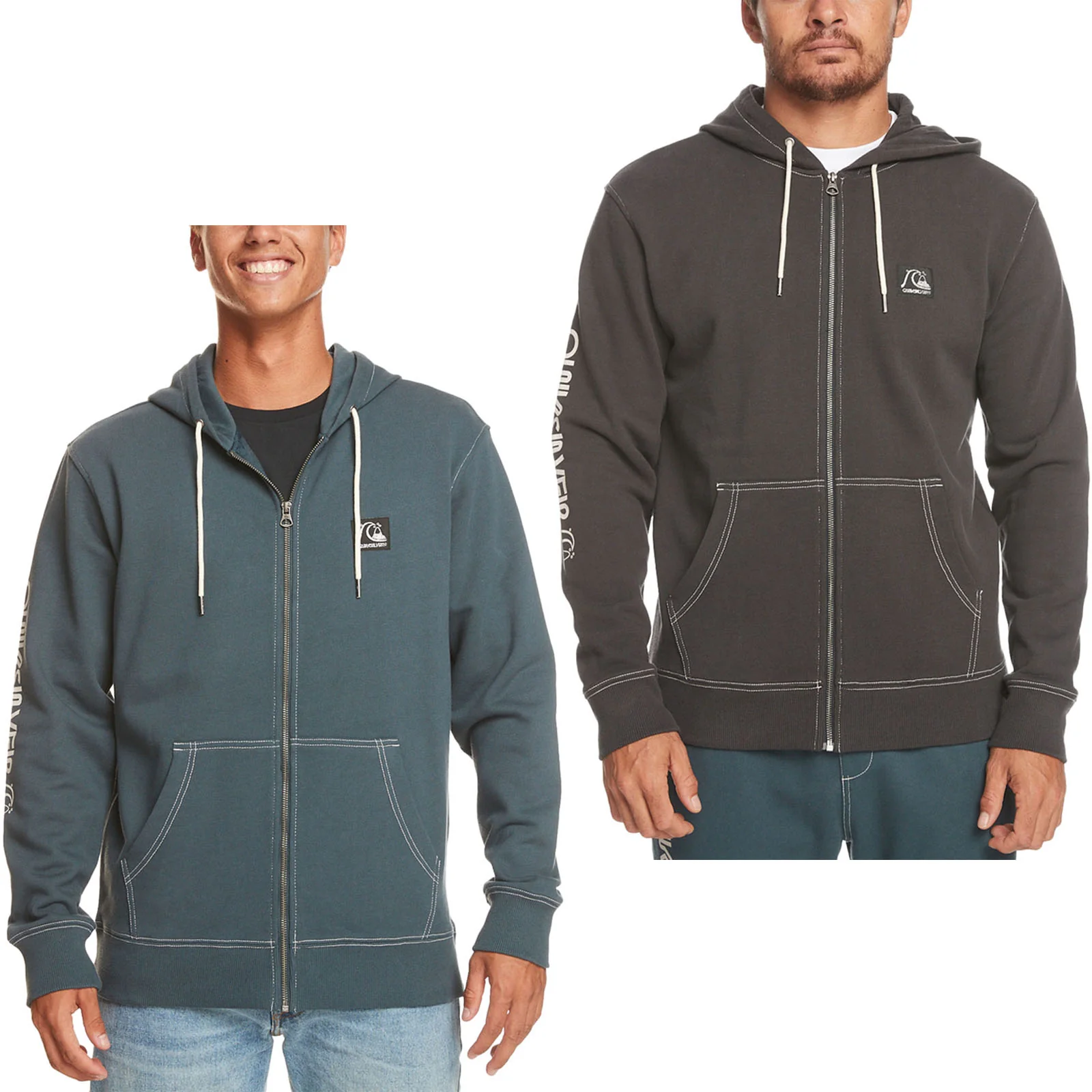 Quiksilver Mens the Original Full Zip Hoody Hoodie