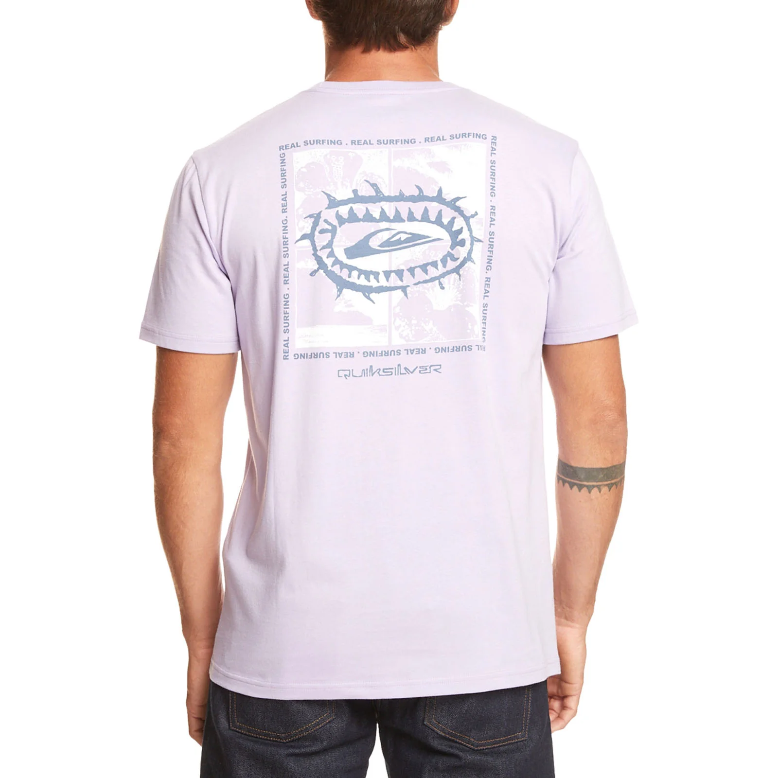Quiksilver Mens Urban Surfin Short Sleeve Cotton T-Shirt - Image 3