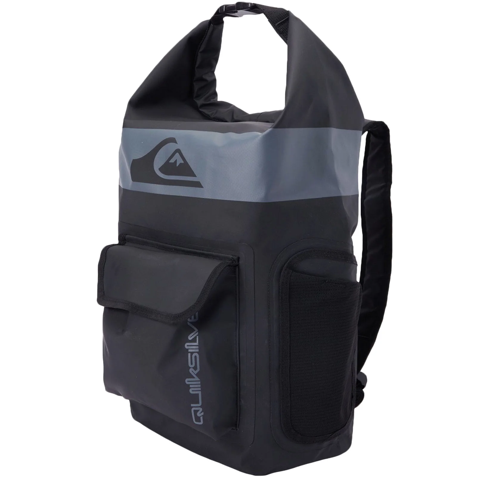 Quiksilver Sea Stash 20L Medium Surf Roll Backpack - Black