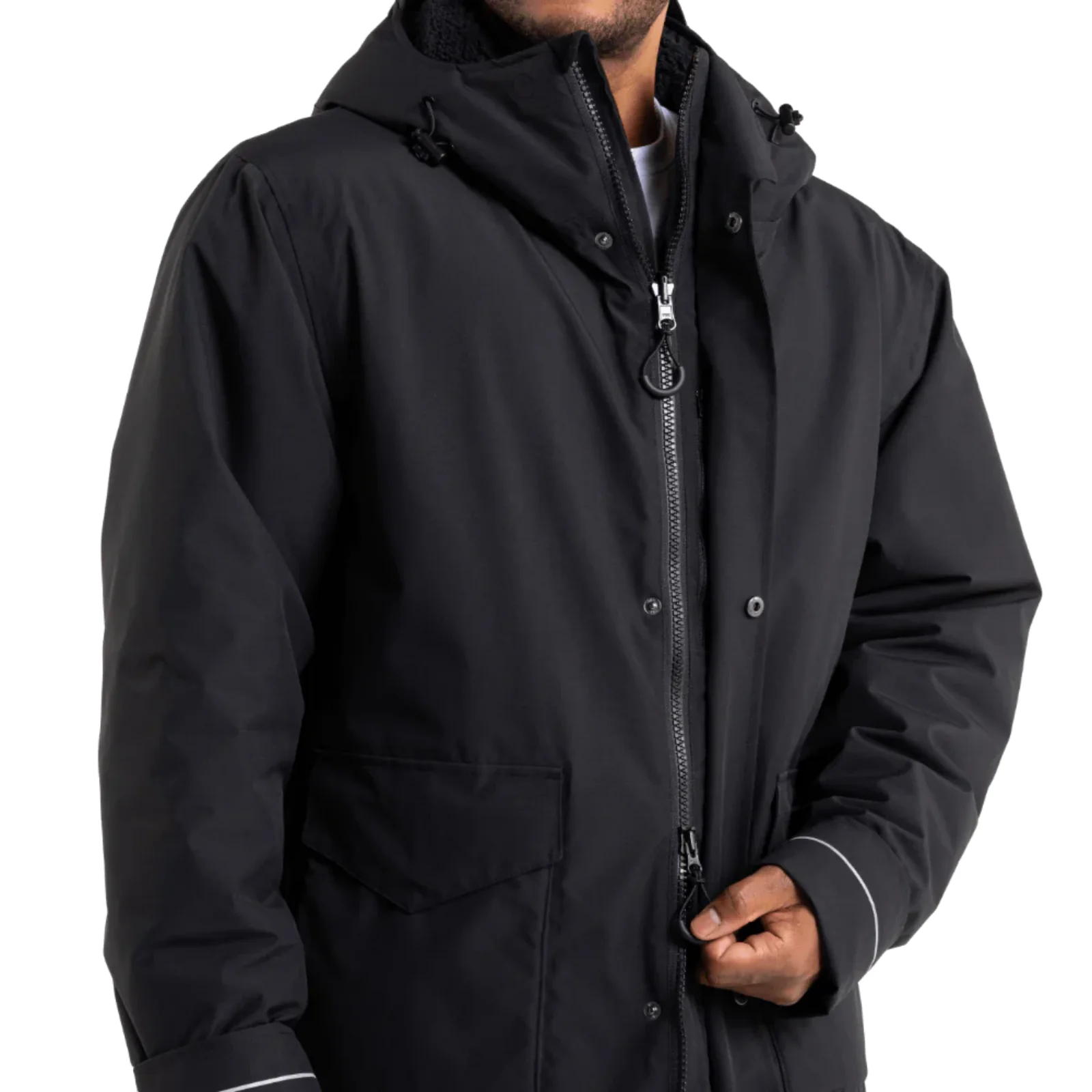 Red Adult EVO Pro Slimline Waterproof Parka Jacket - Image 100