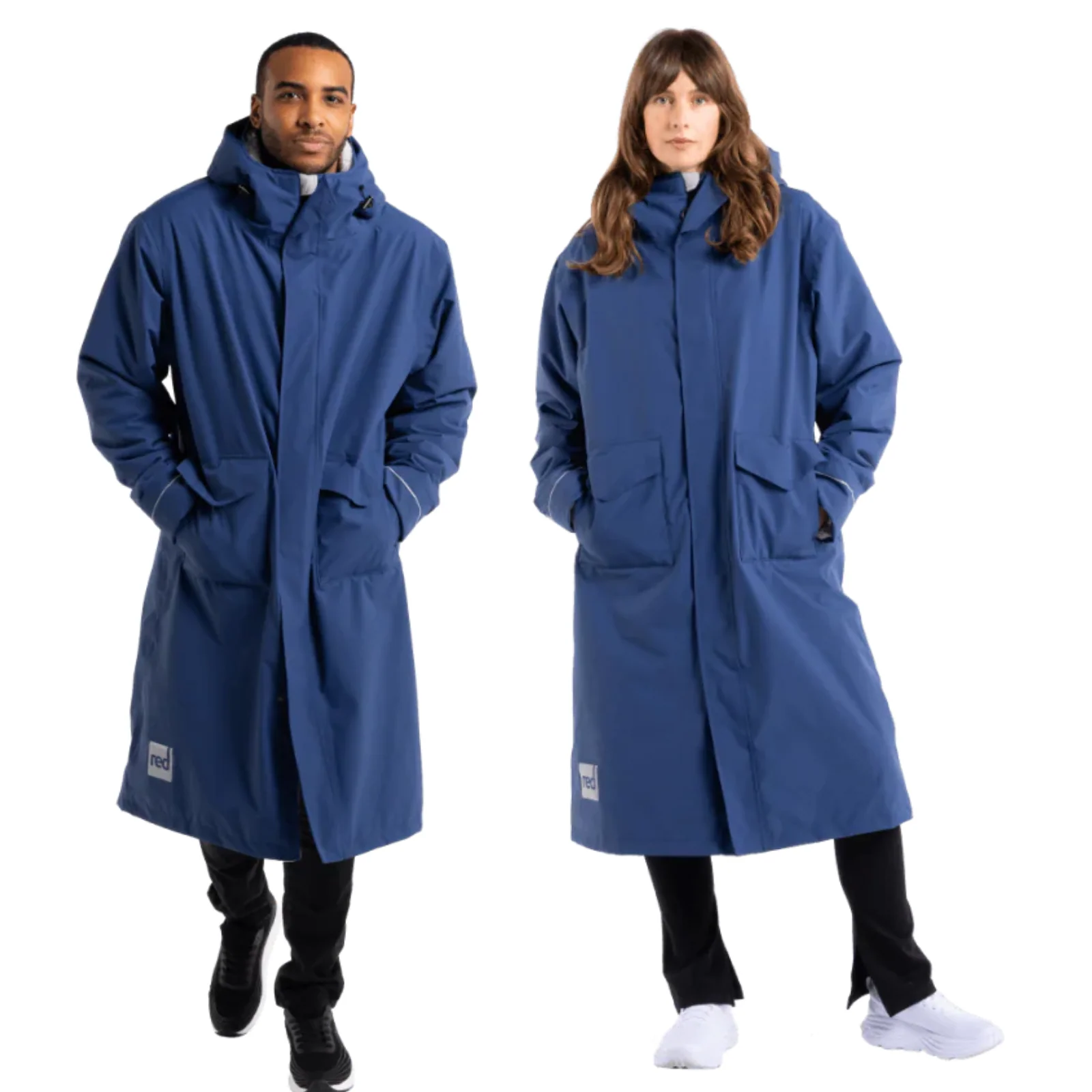 Red Adult EVO Pro Slimline Waterproof Parka Jacket - Image 4