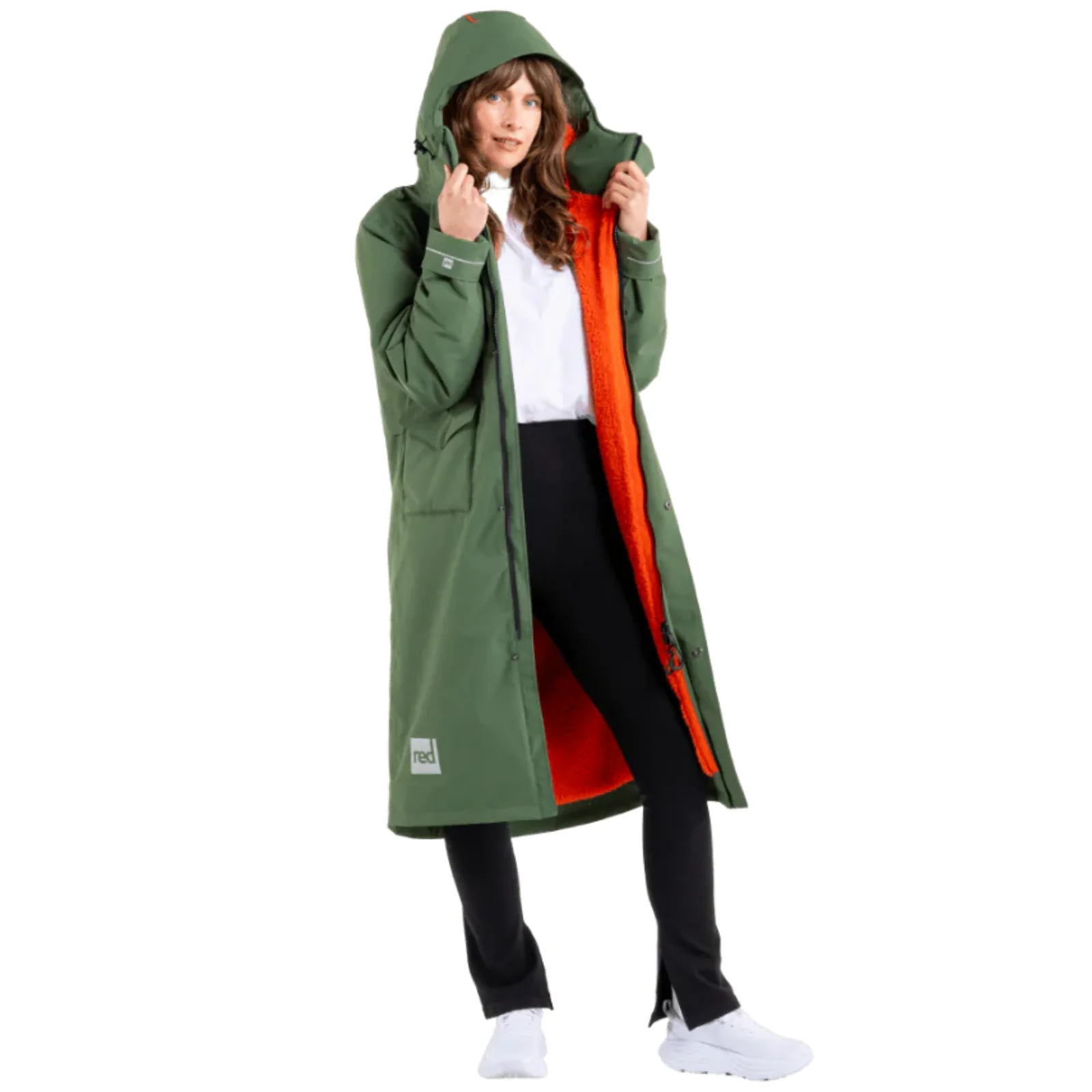 Red Adult EVO Pro Slimline Waterproof Parka Jacket - Image 66